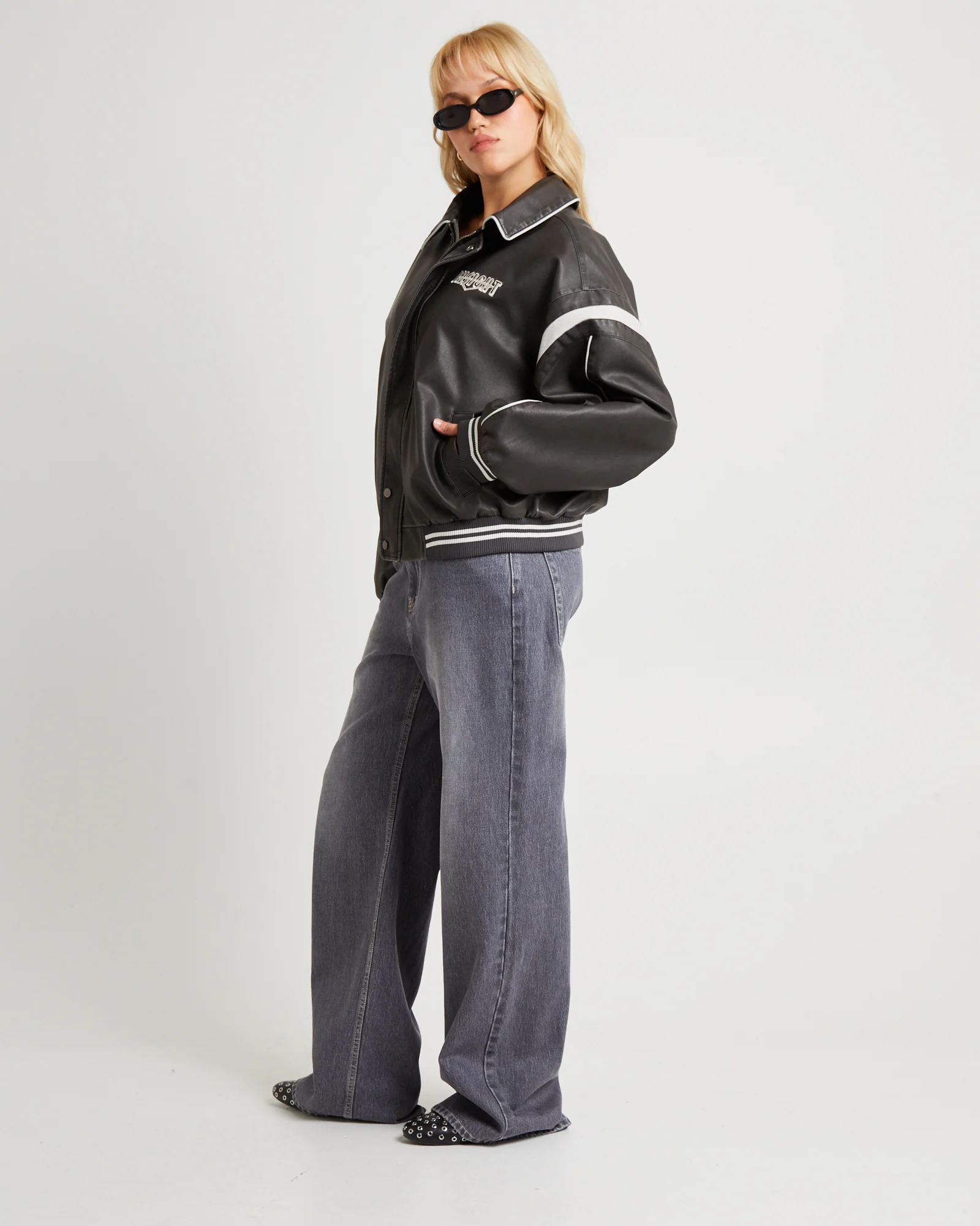 Varsity PU Jacket - Image 4
