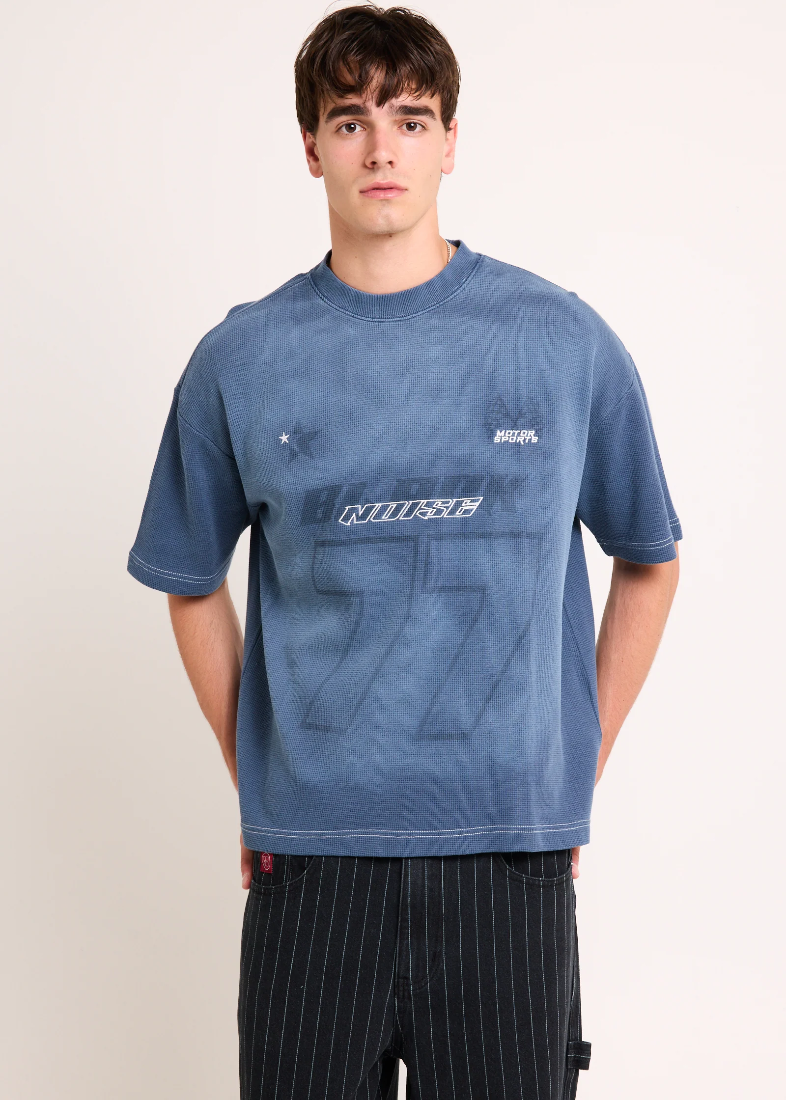 Varsity Waffle Crop T-Shirt - Image 5
