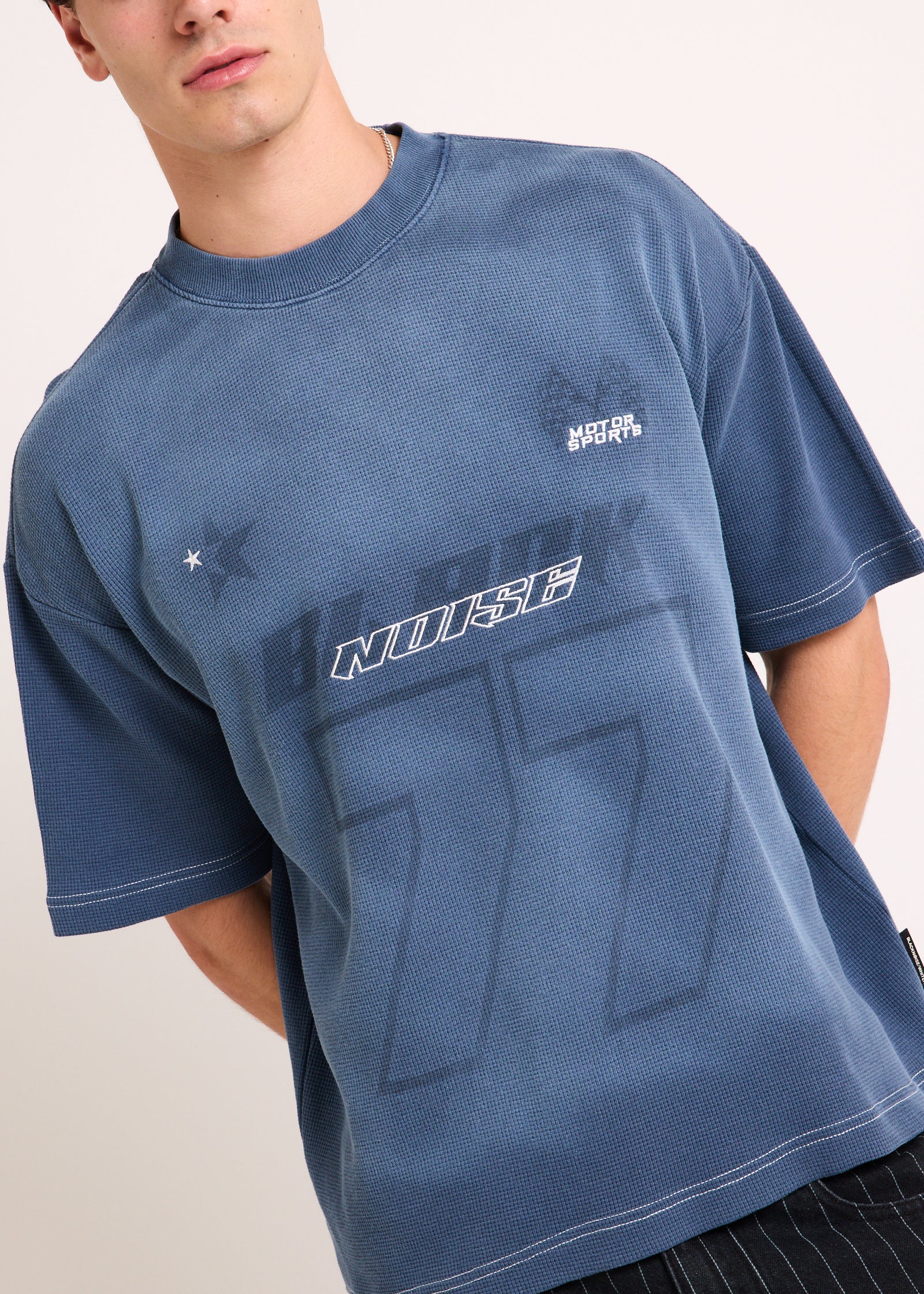Varsity Waffle Crop T-Shirt - Image 6