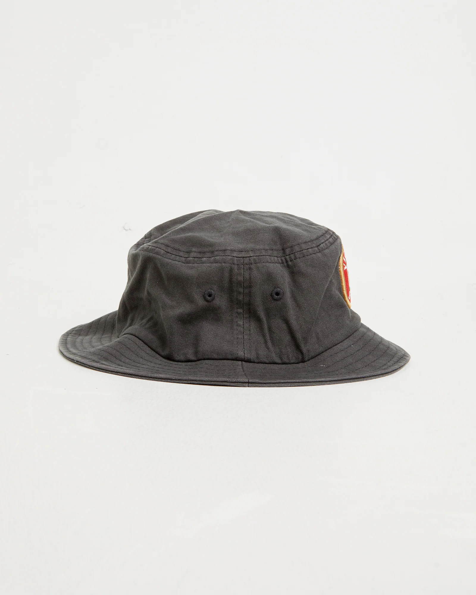 VB Cotton Twill Bucket Hat in Charcoal - Image 4