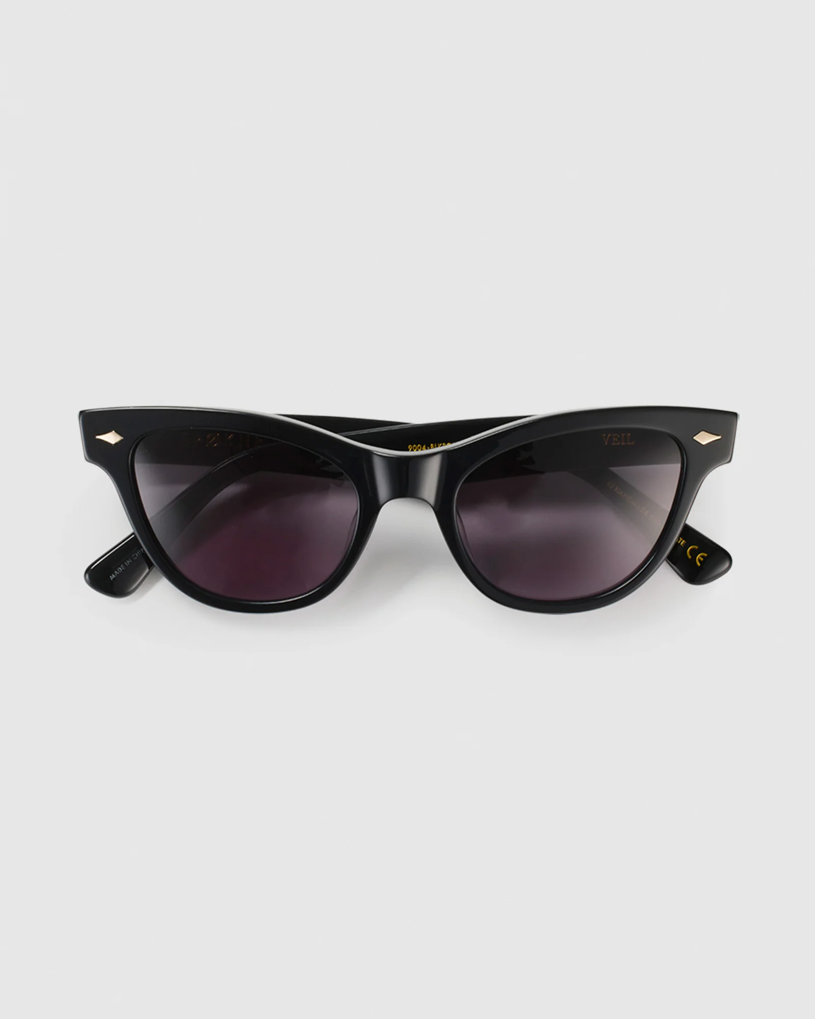 Veil Sunglasses Black Polished/Black - Image 2