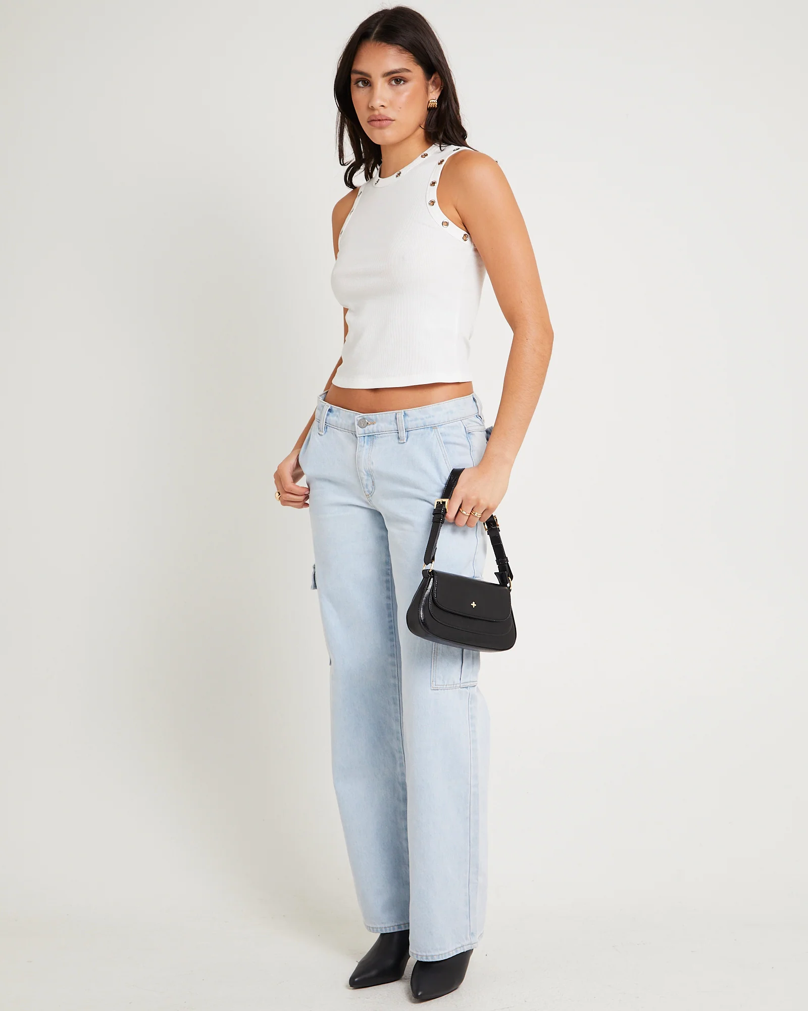 Vera Eyelet Tank Top - Image 4