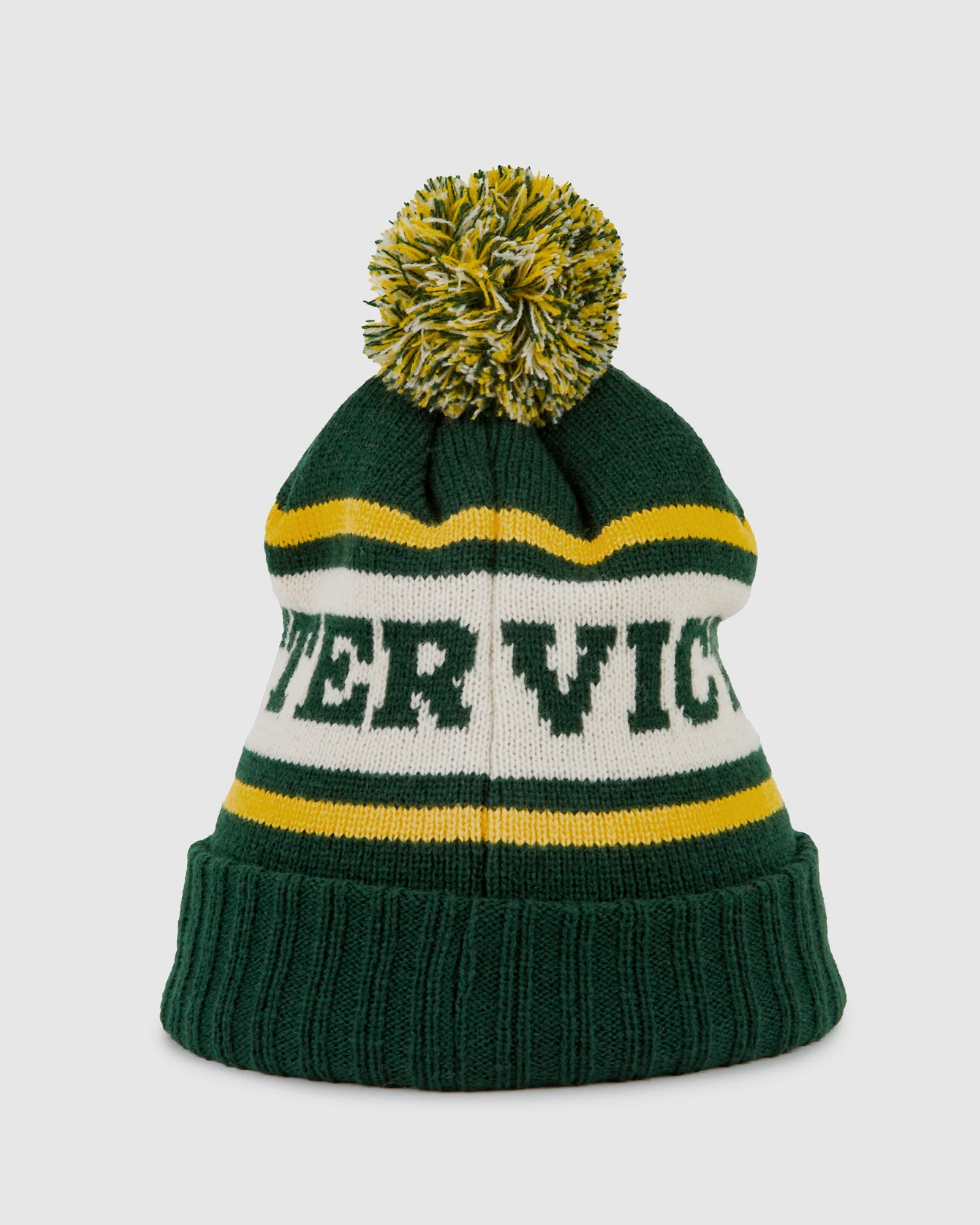 Victoria Bitter Leather Patch Leroy Beanie - Image 4
