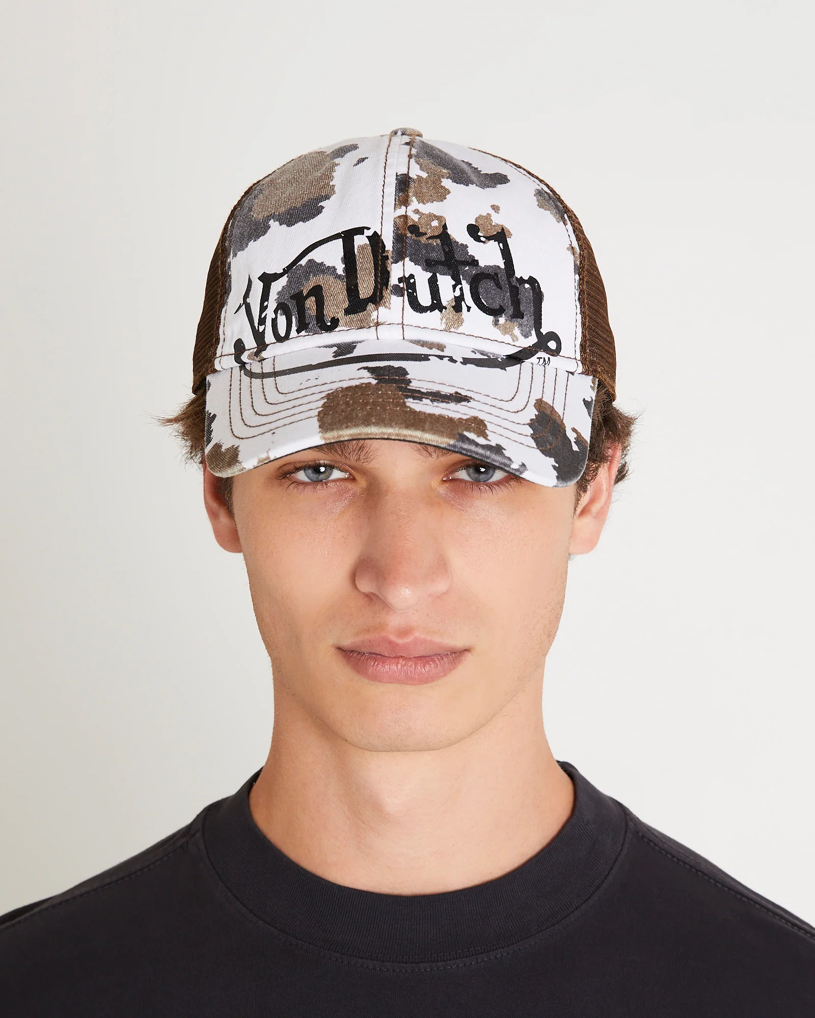 Vintage Cow Twill Trucker Hat - Image 3