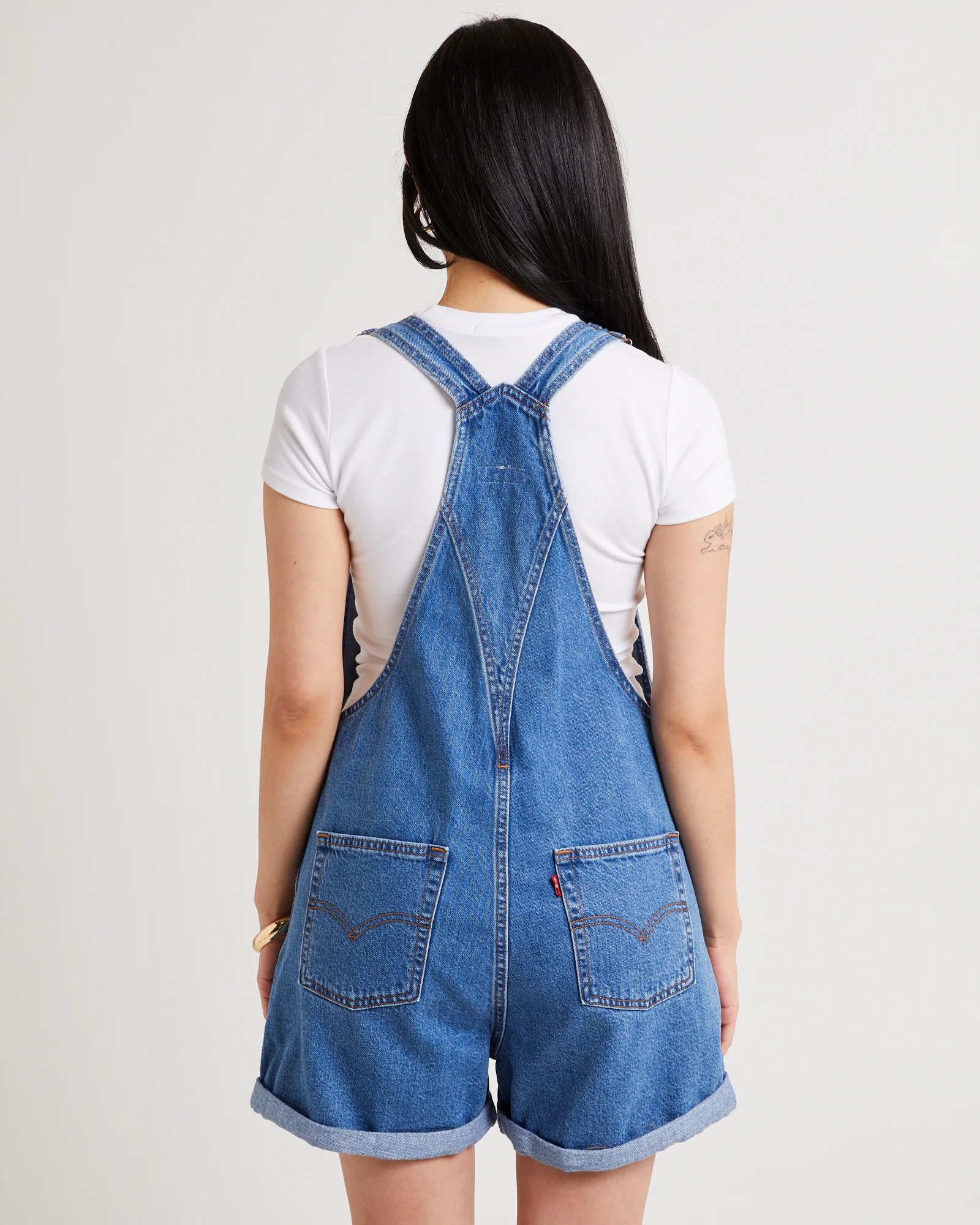 Vintage Denim Shortall - Image 2