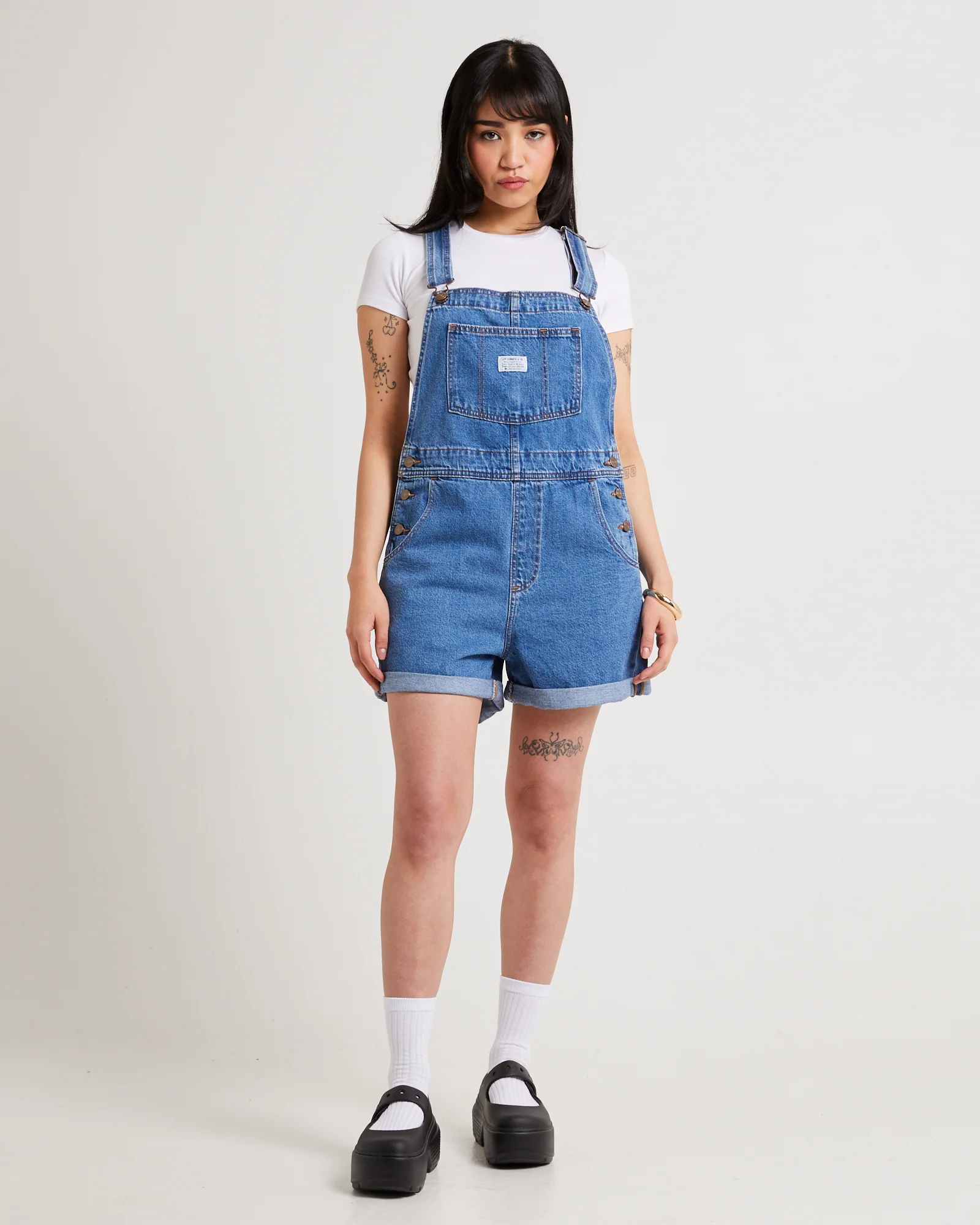 Vintage Denim Shortall - Image 3