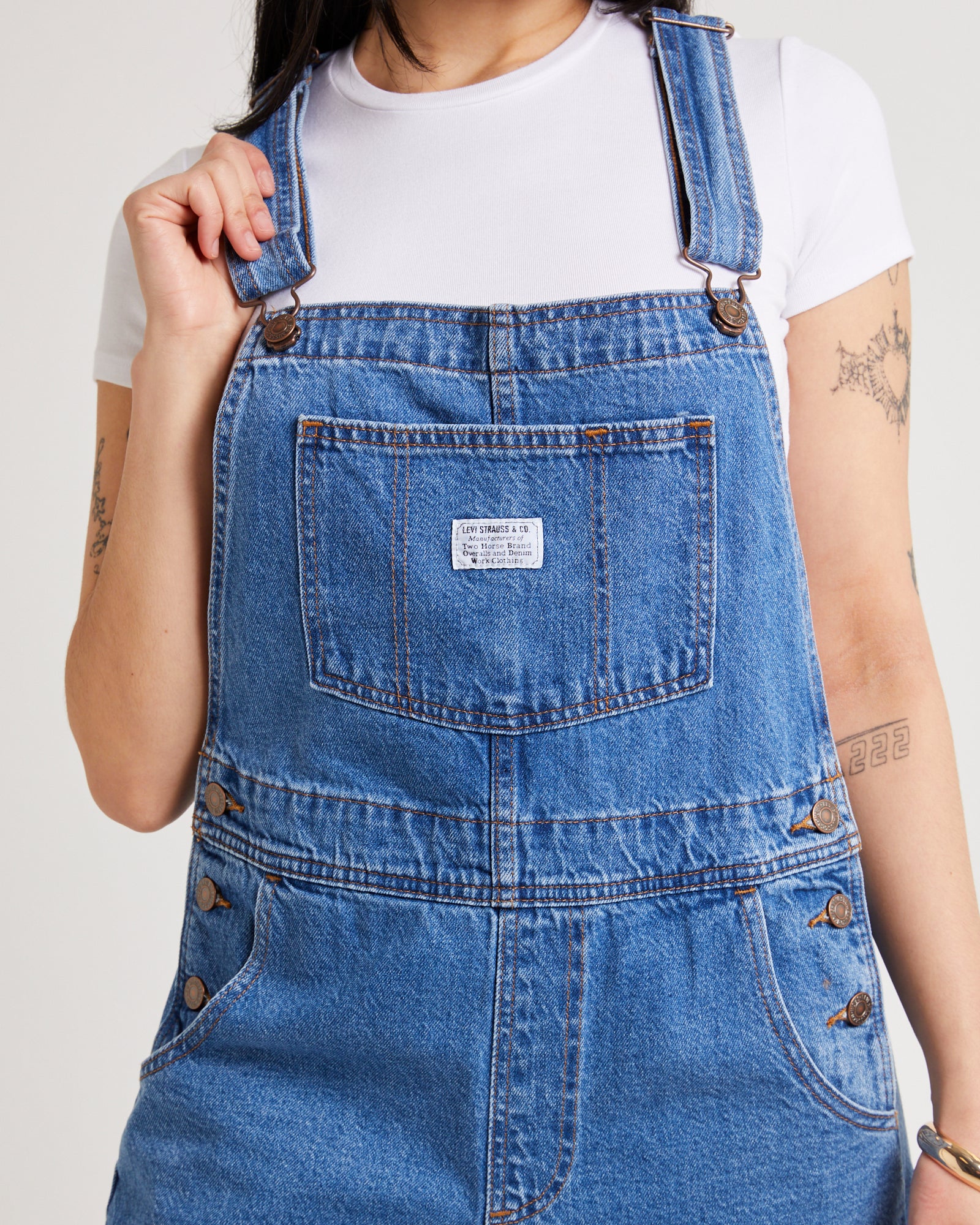 Vintage Denim Shortall - Image 5