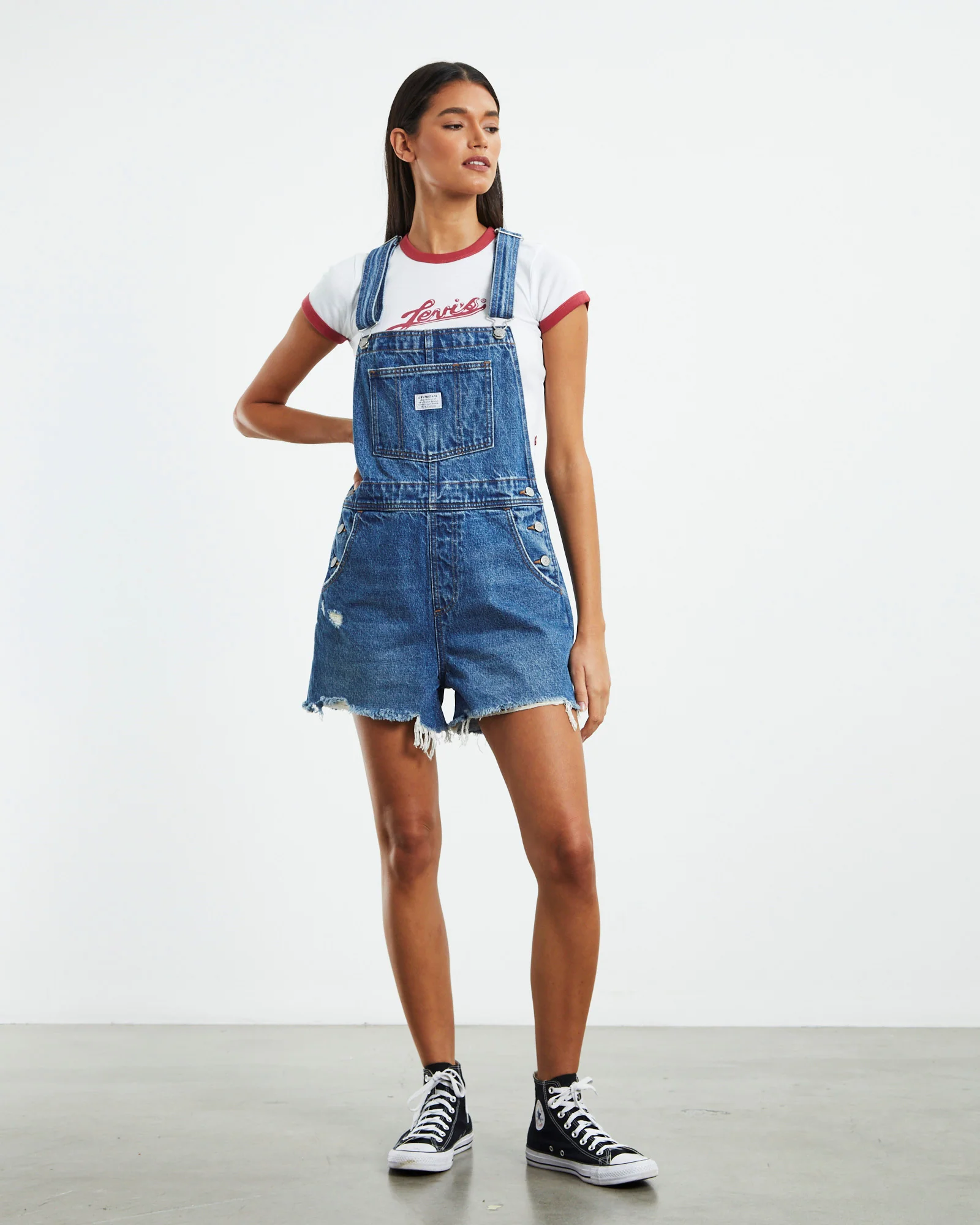 Vintage Shortsall Denim Overalls Meadow Games - Image 3