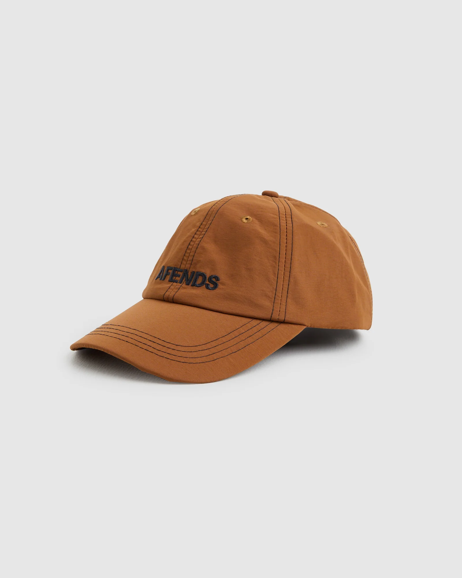 Vinyl Recycled Six Panel Cap in Toffee - Image 3