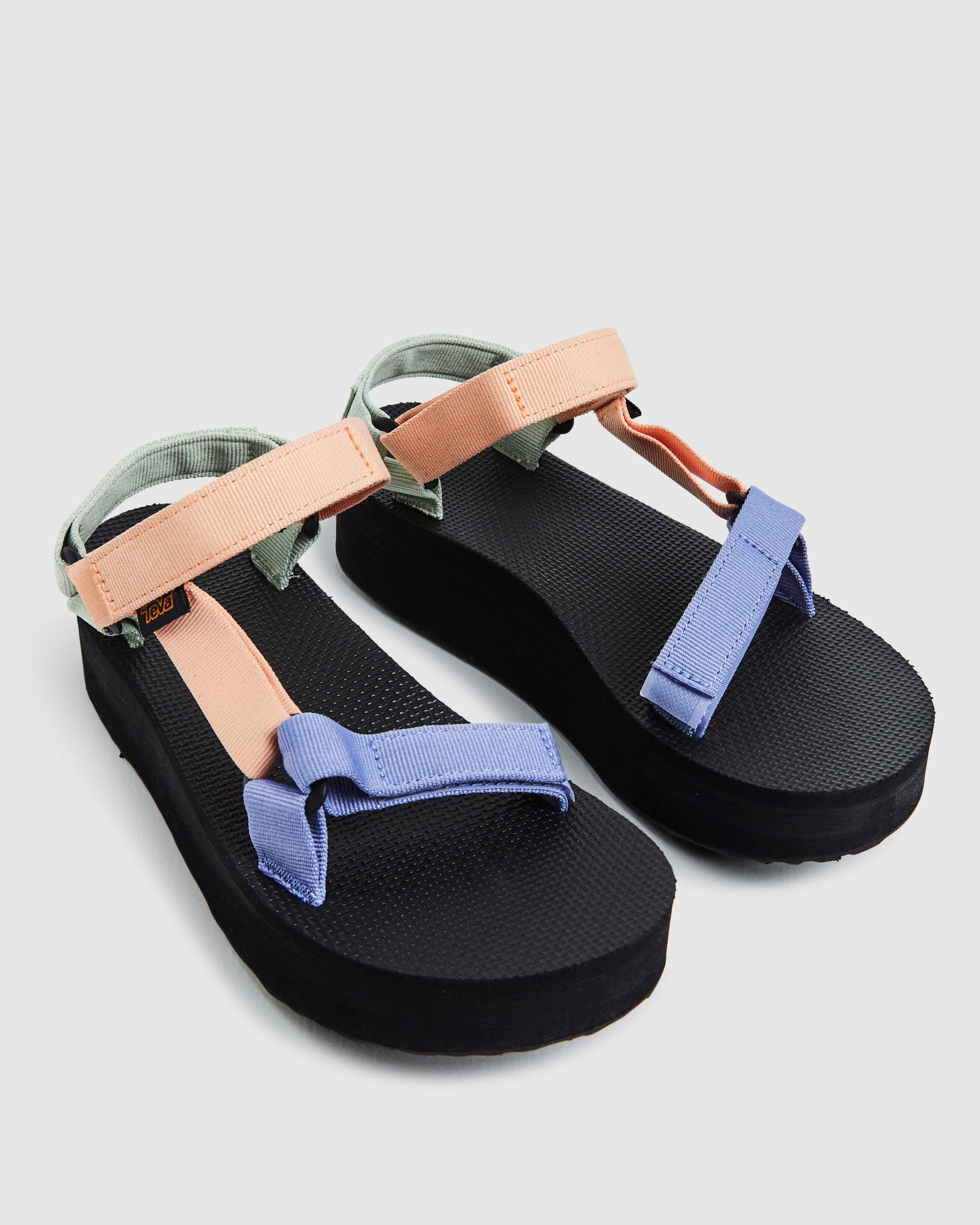 W Flatform Universal Sandals Sherbet Multi - Image 3