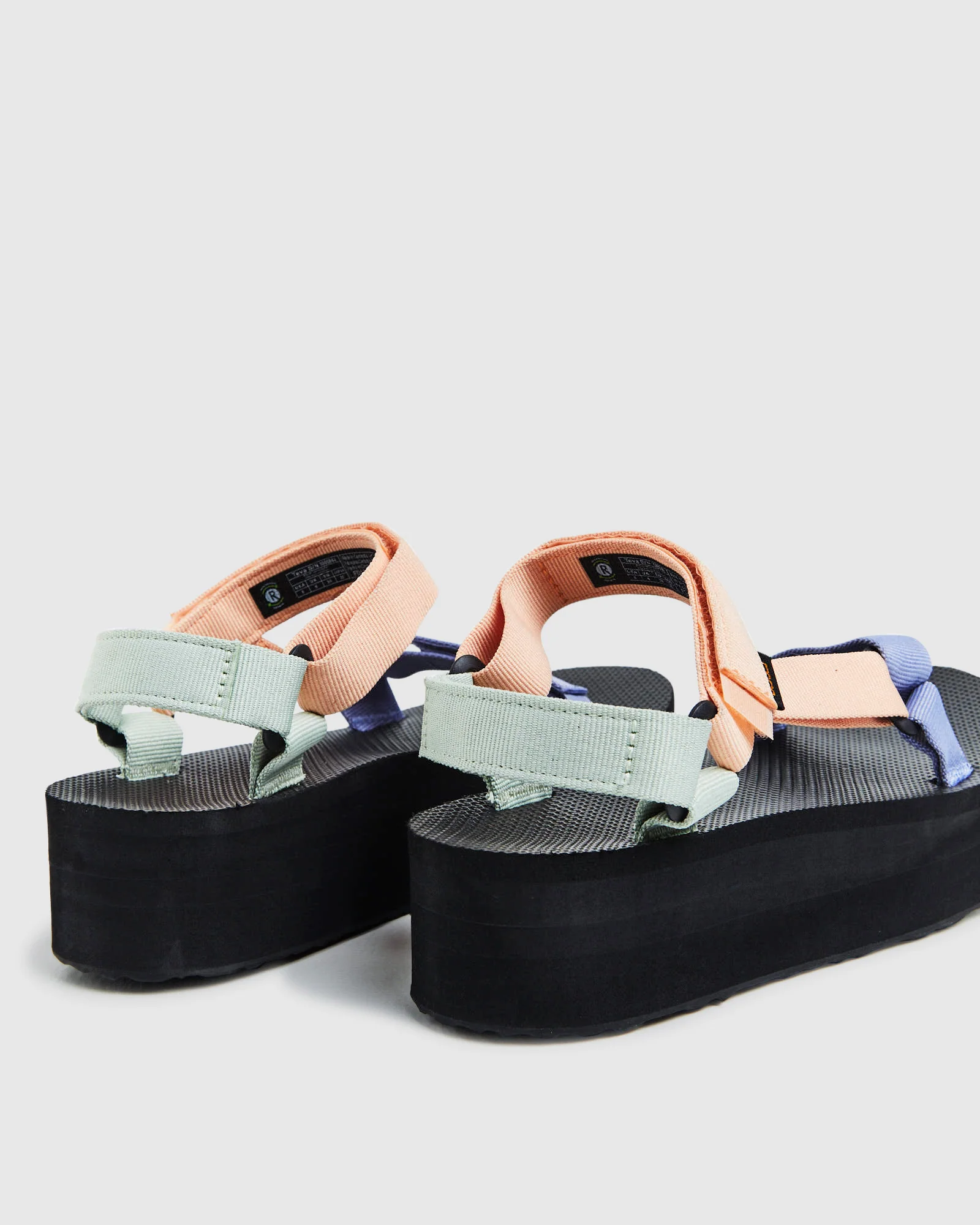 W Flatform Universal Sandals Sherbet Multi - Image 5