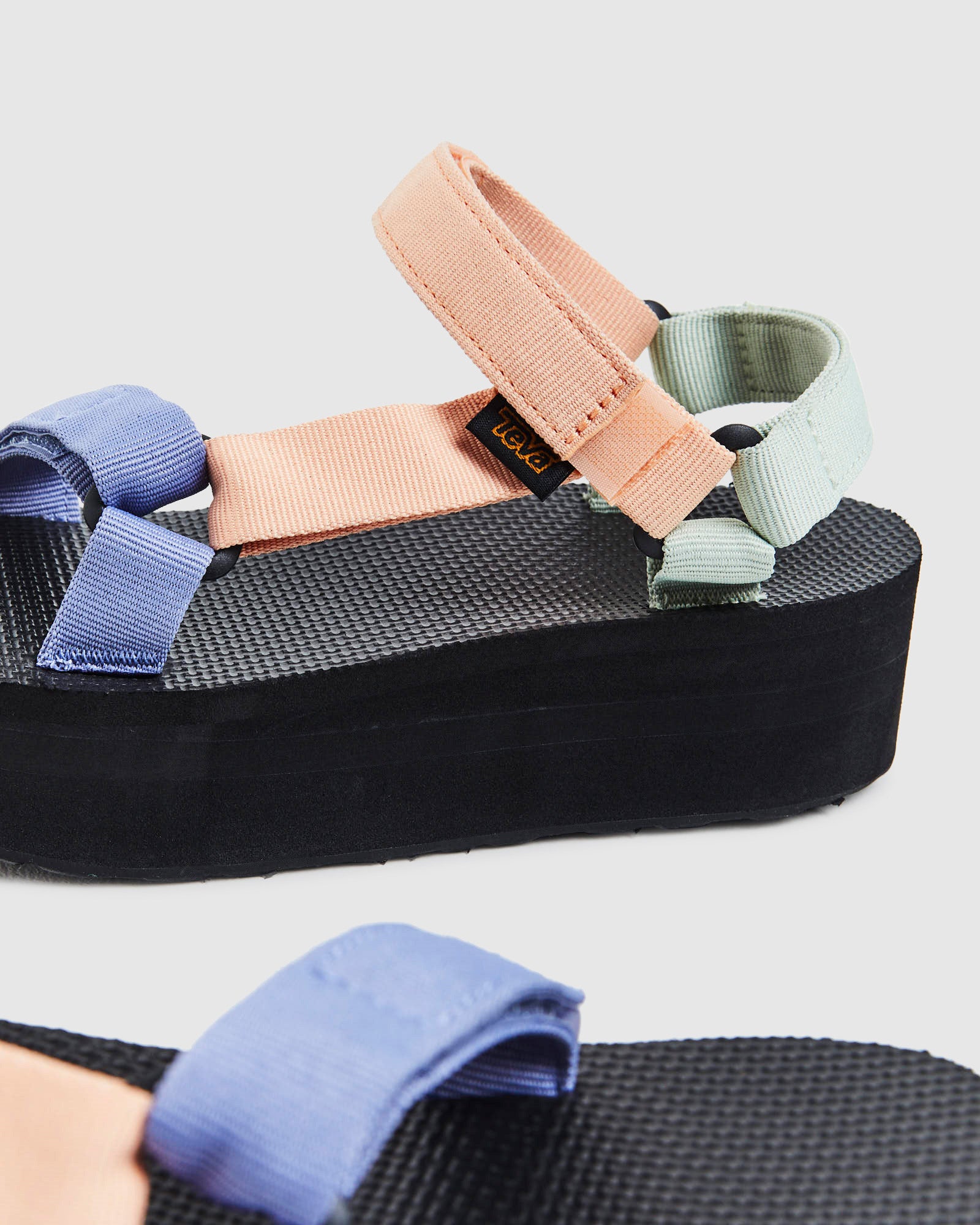W Flatform Universal Sandals Sherbet Multi - Image 6