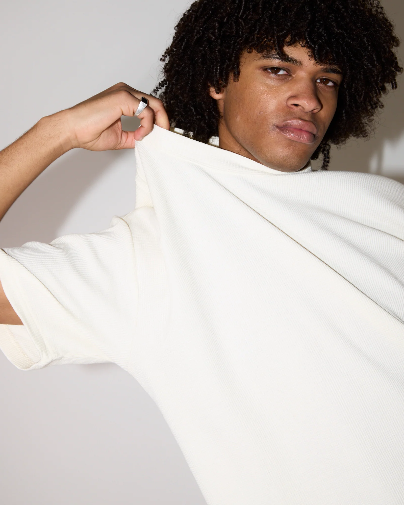 Waffle Crop T-Shirt - Image 5