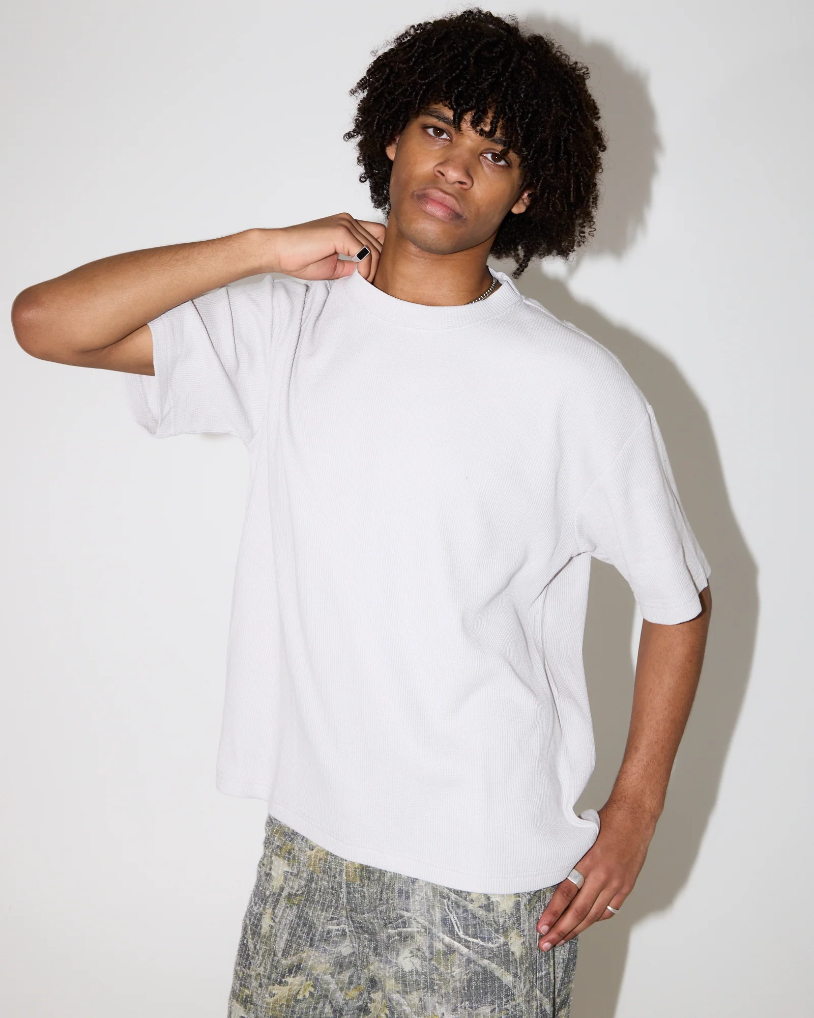 Waffle Crop T-Shirt - Image 3