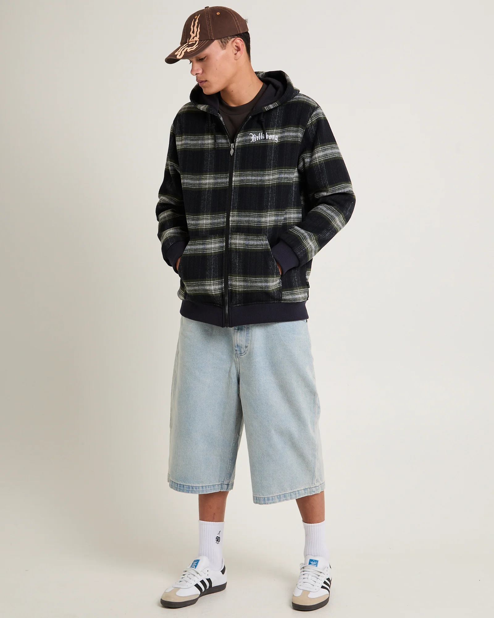 Warped Zip Up Jacket - Image 3