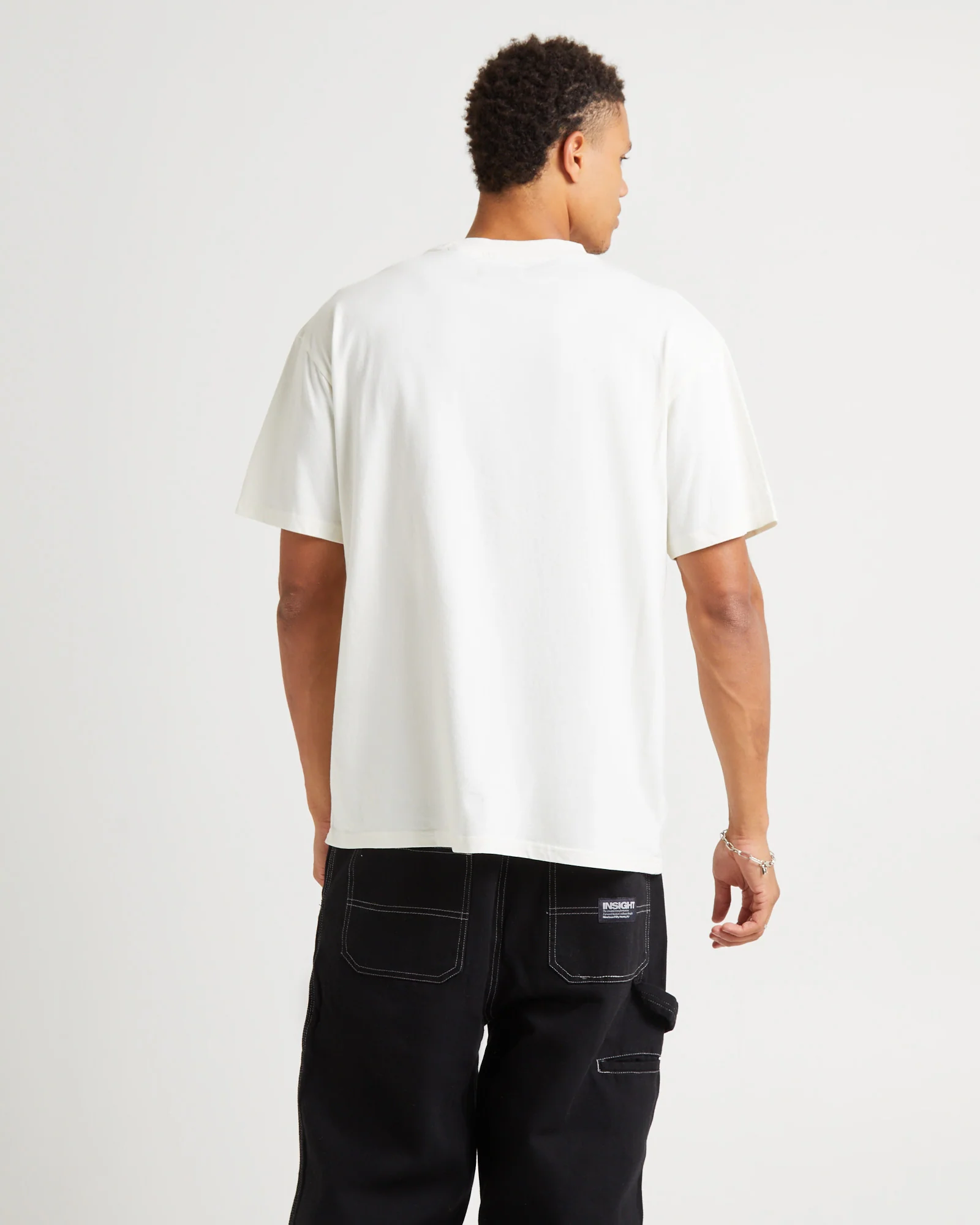 Washroom Short Sleeve T-Shirt Vintage White - Image 2