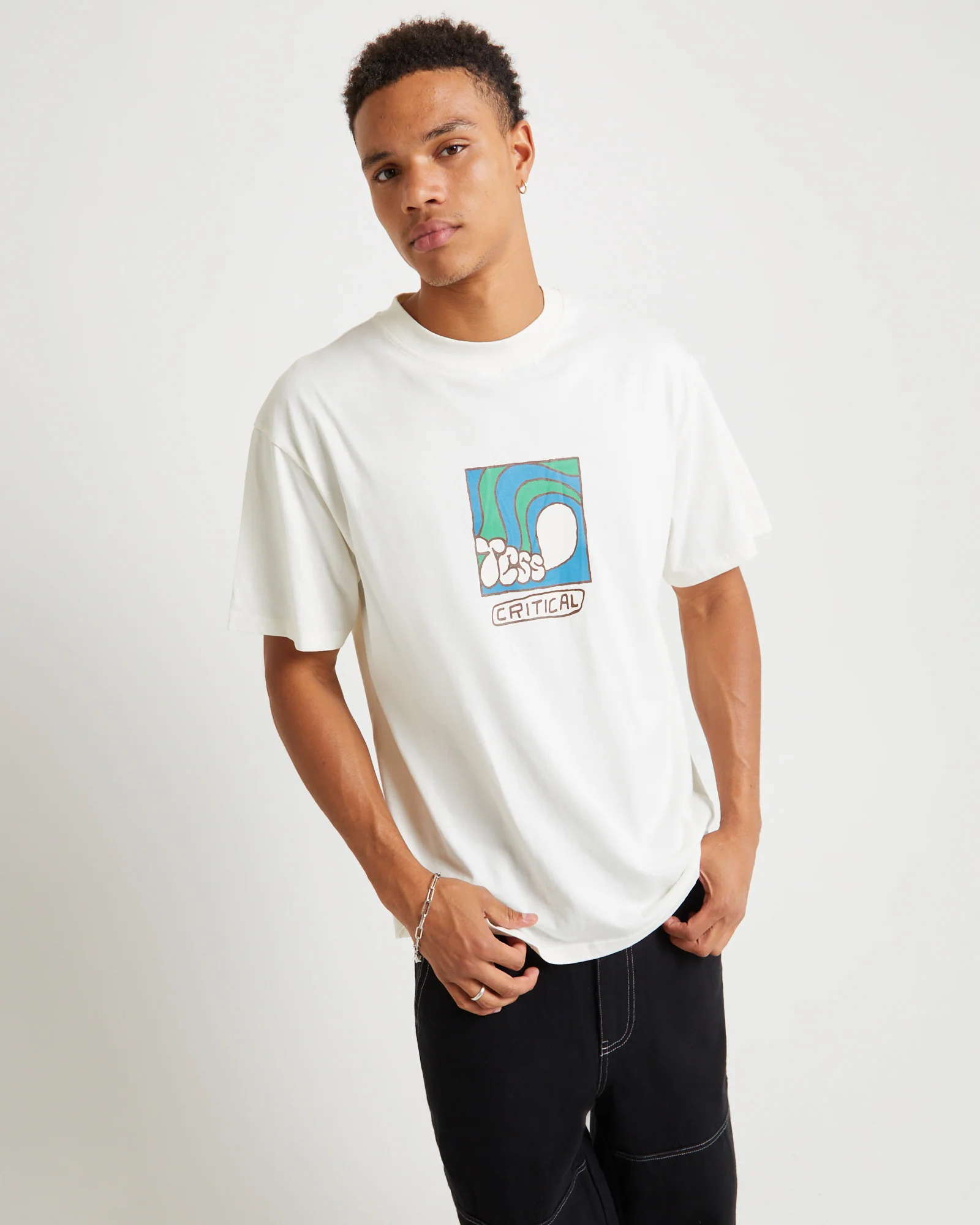 Washroom Short Sleeve T-Shirt Vintage White - Image 5
