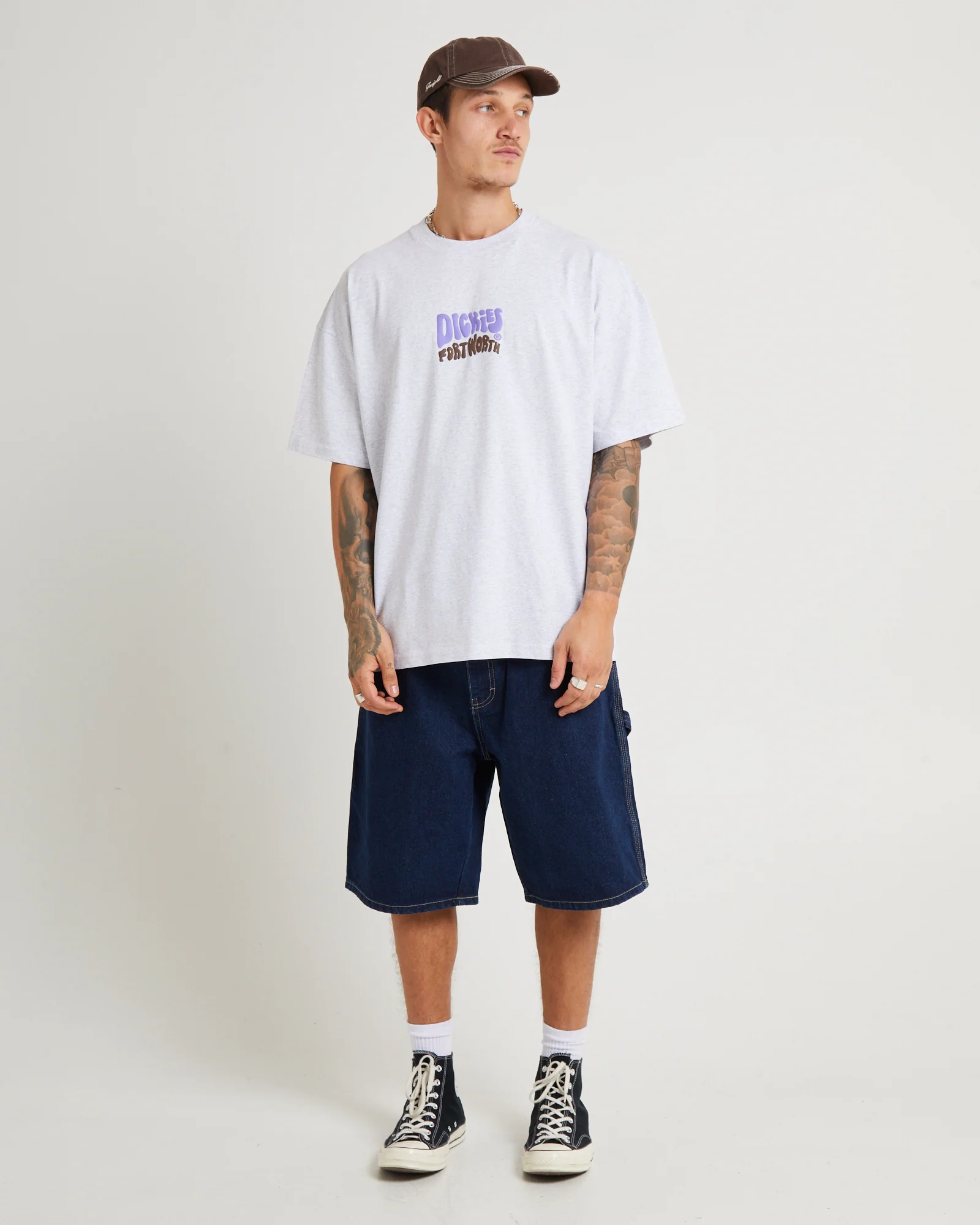 Well Done 330 T-Shirt Ash Grey - Image 3