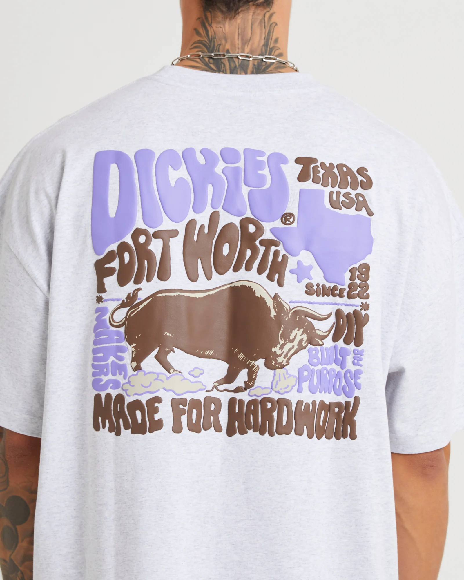 Well Done 330 T-Shirt Ash Grey - Image 5