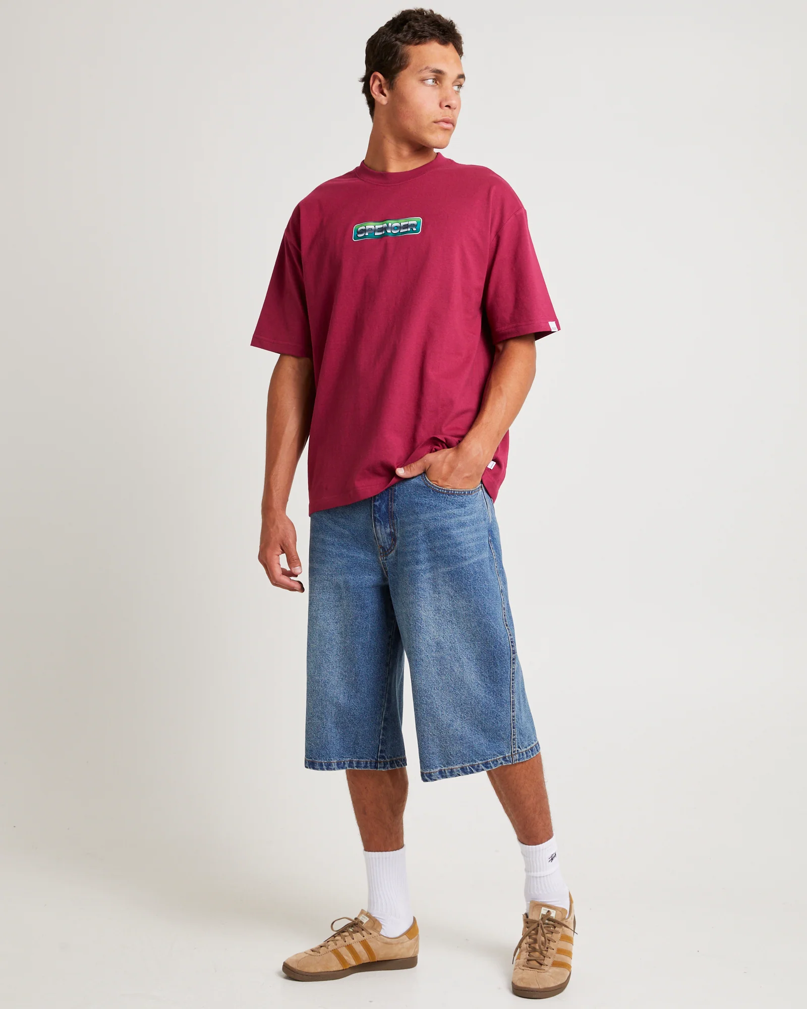 Wide Boy Denim Jorts - Image 4