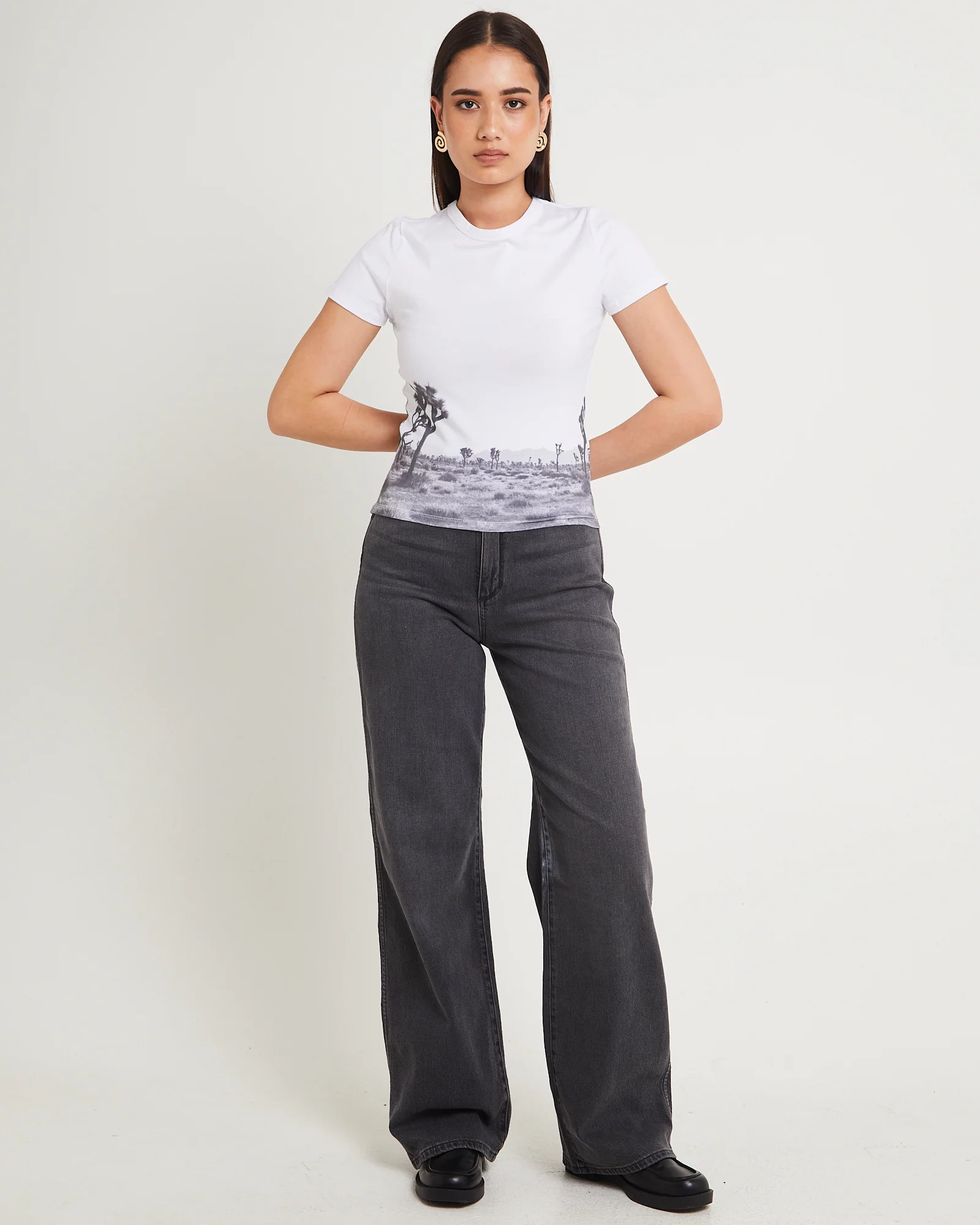 Wild Lullaby Staple Rib Tee - Image 3