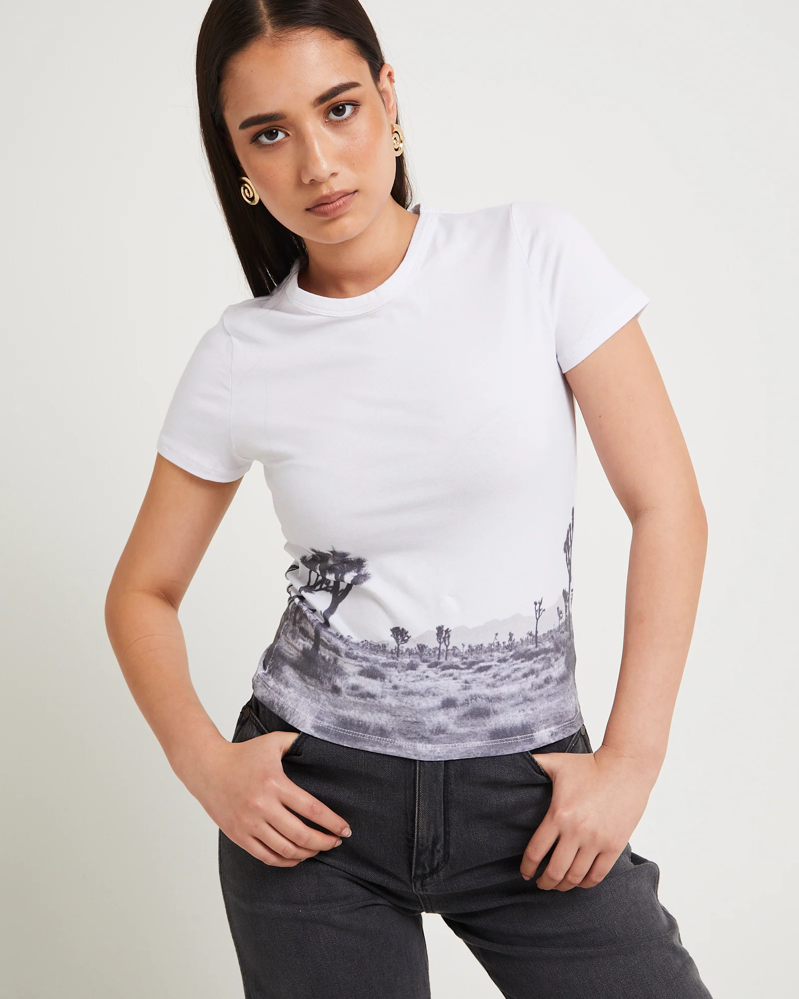 Wild Lullaby Staple Rib Tee - Image 5