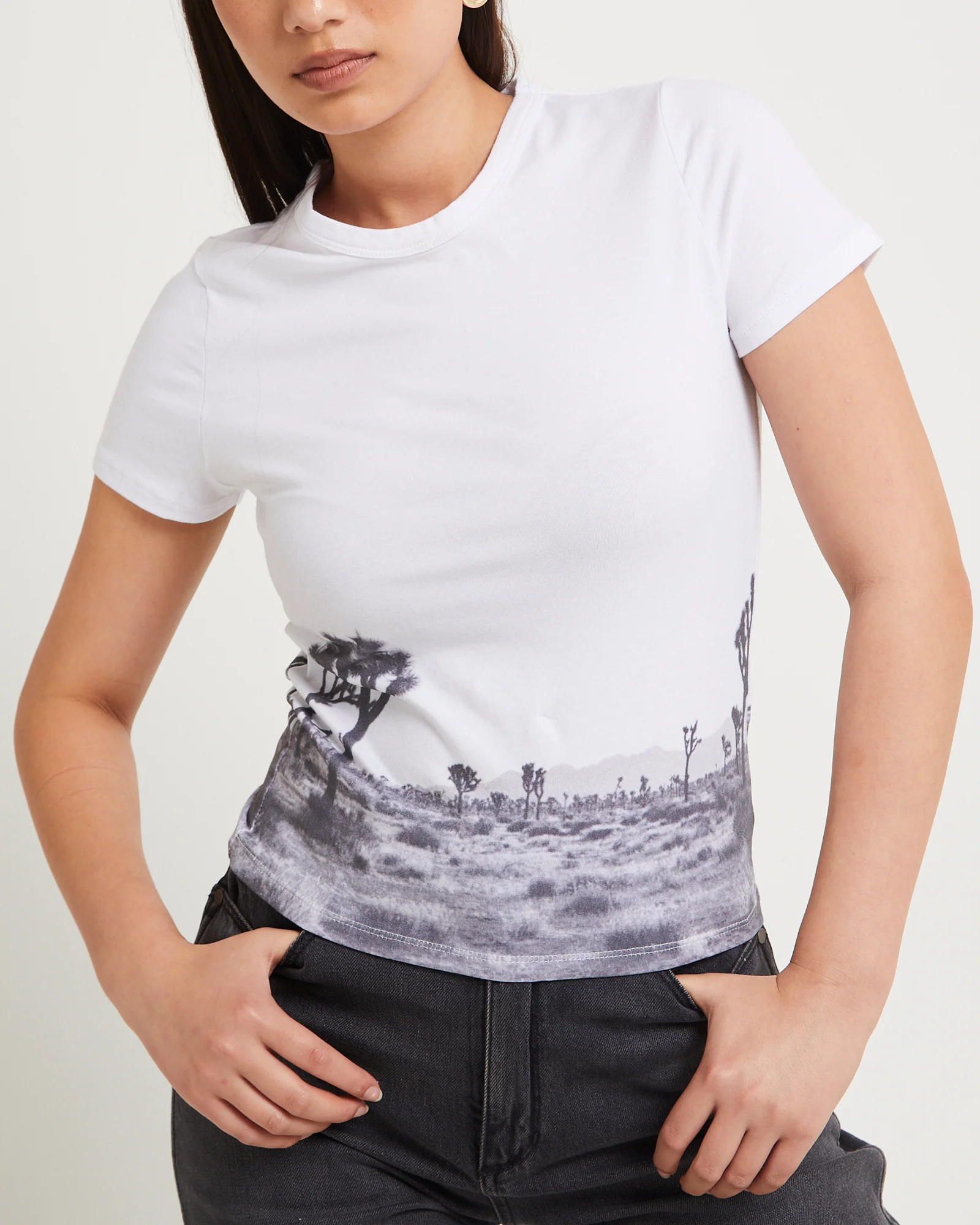 Wild Lullaby Staple Rib Tee - Image 6