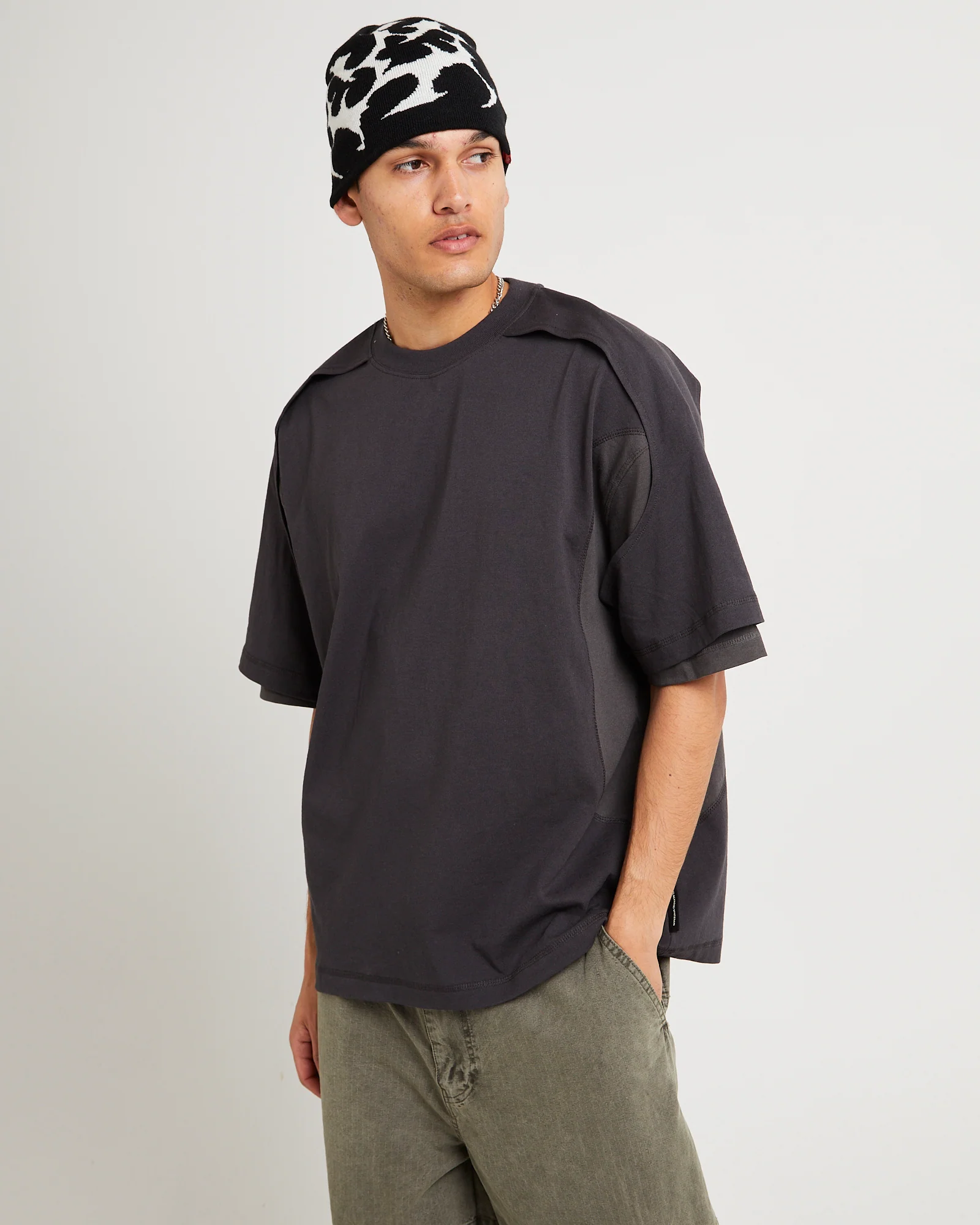 Workshop Double Layer Short Sleeve T-Shirt - Image 4