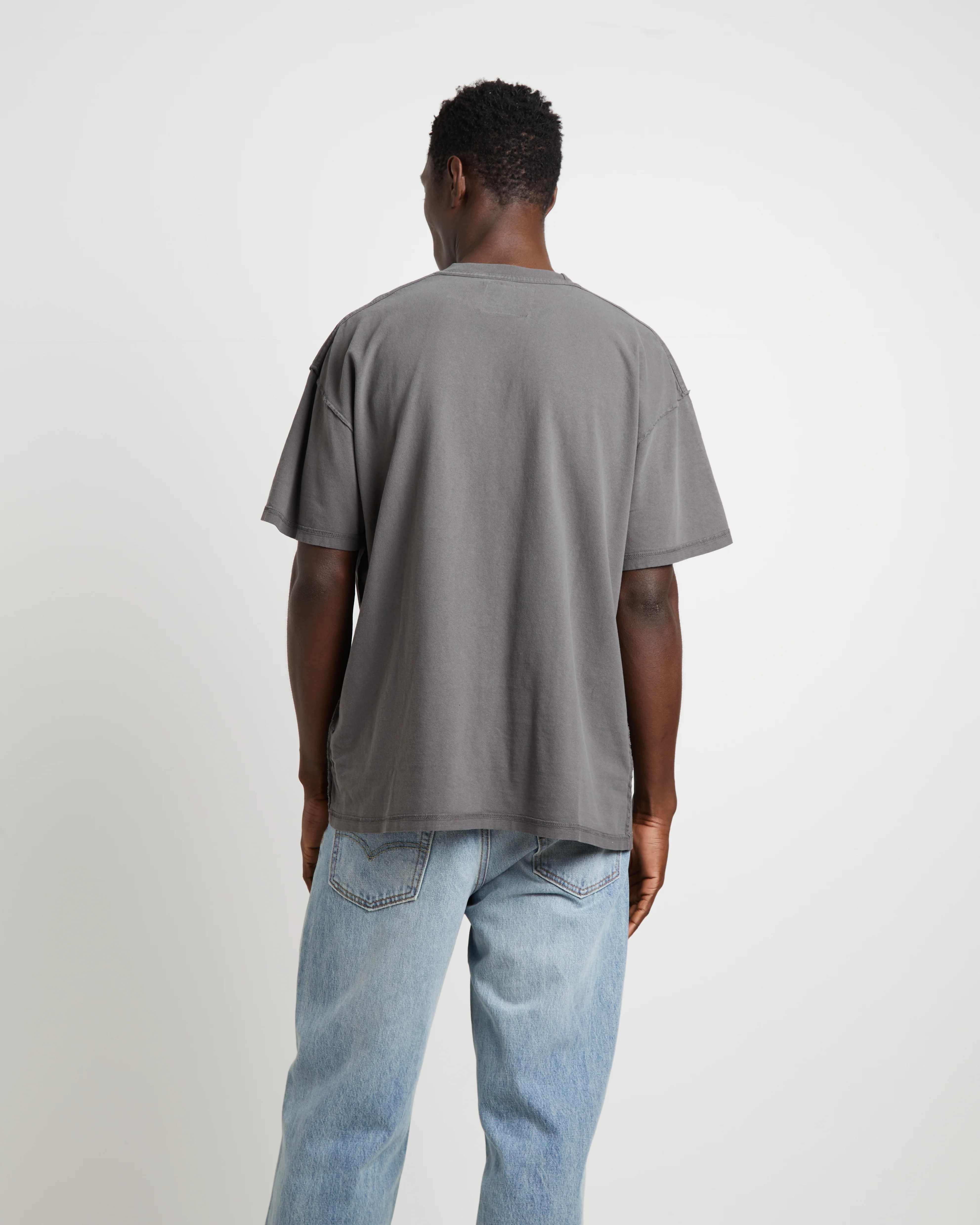 Worner Reverse short Sleeve T-Shirt in Black - Image 2