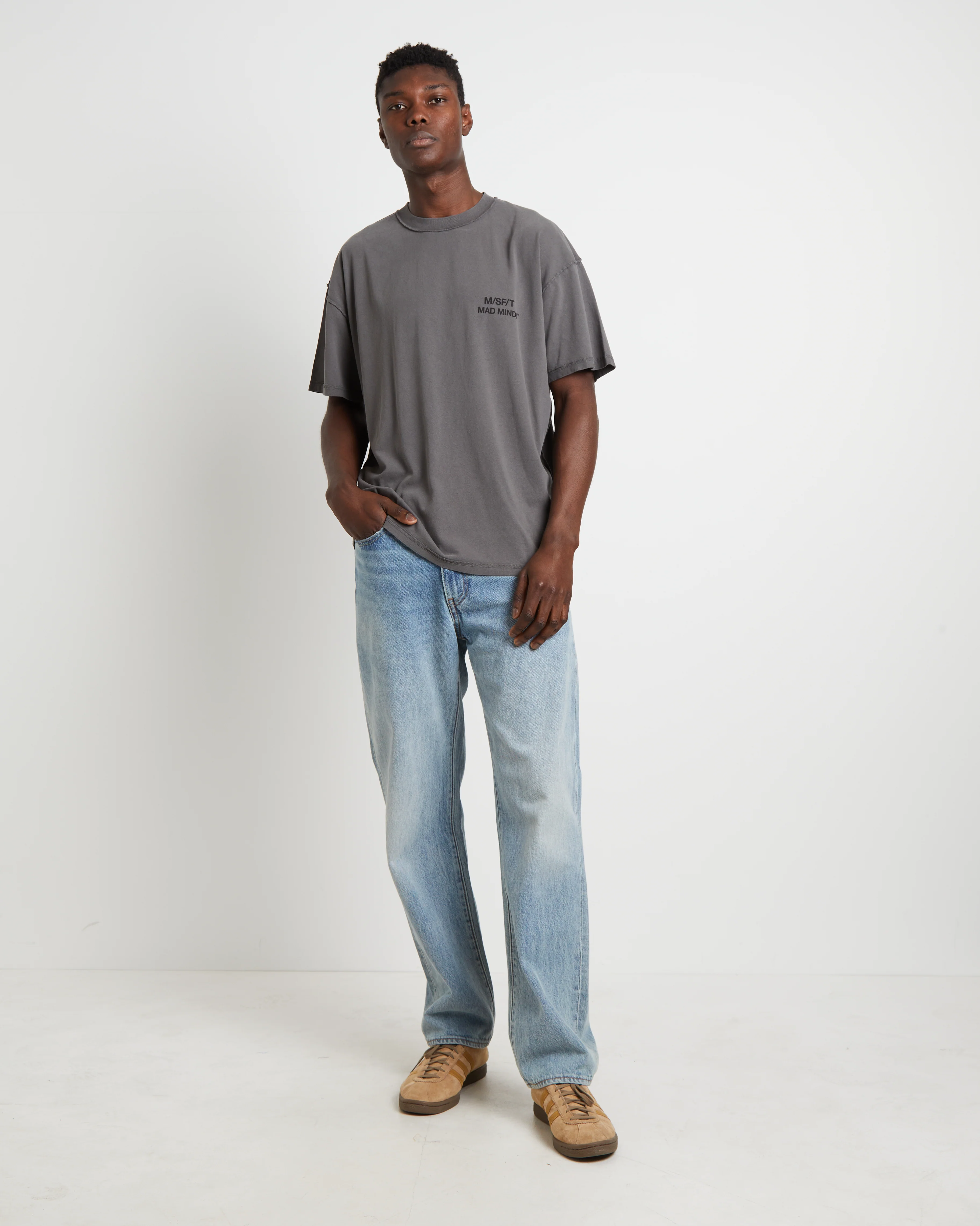 Worner Reverse short Sleeve T-Shirt in Black - Image 3