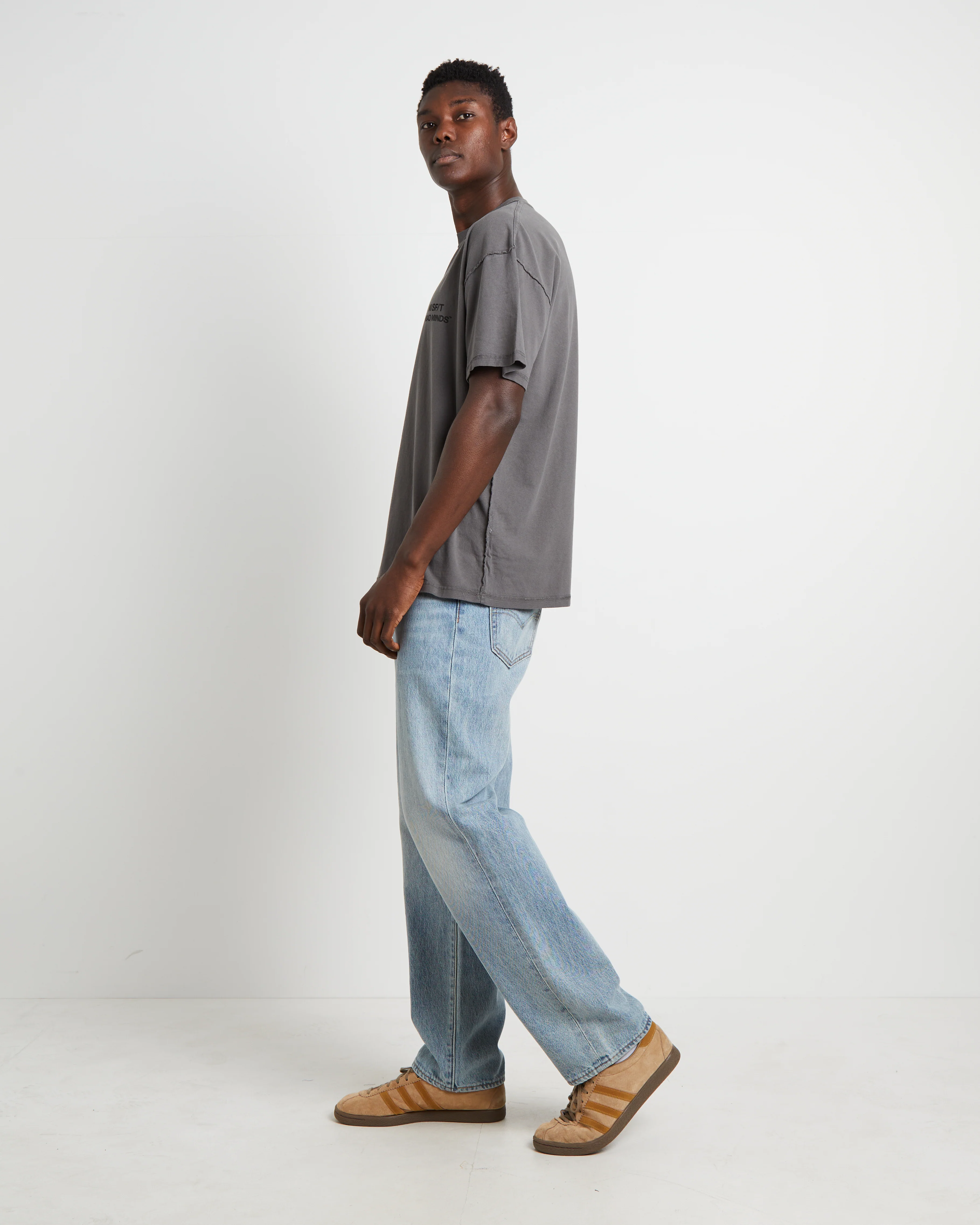 Worner Reverse short Sleeve T-Shirt in Black - Image 4