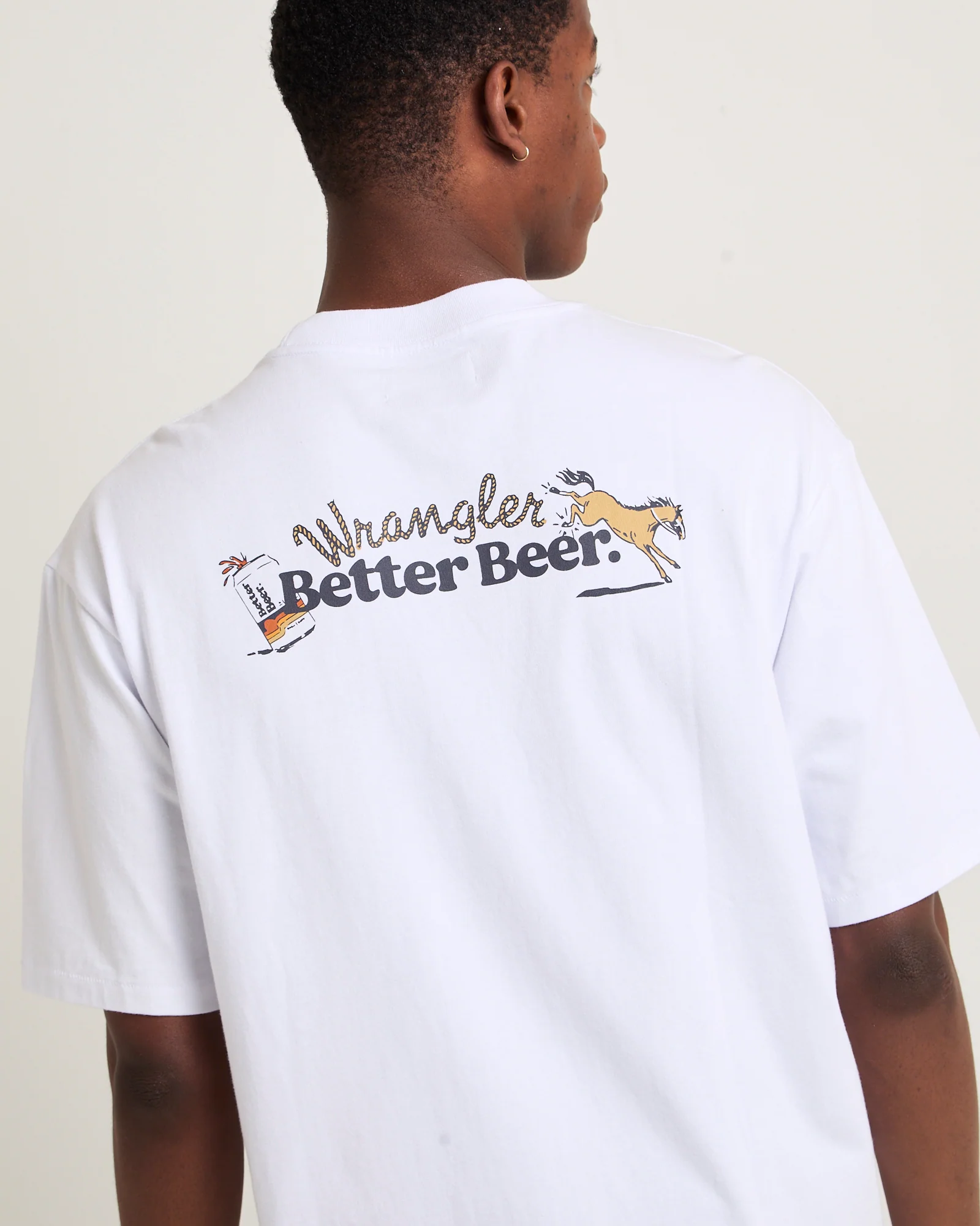 Wrangler x Better Beer Kicked Slacker T-Shirt - Image 5