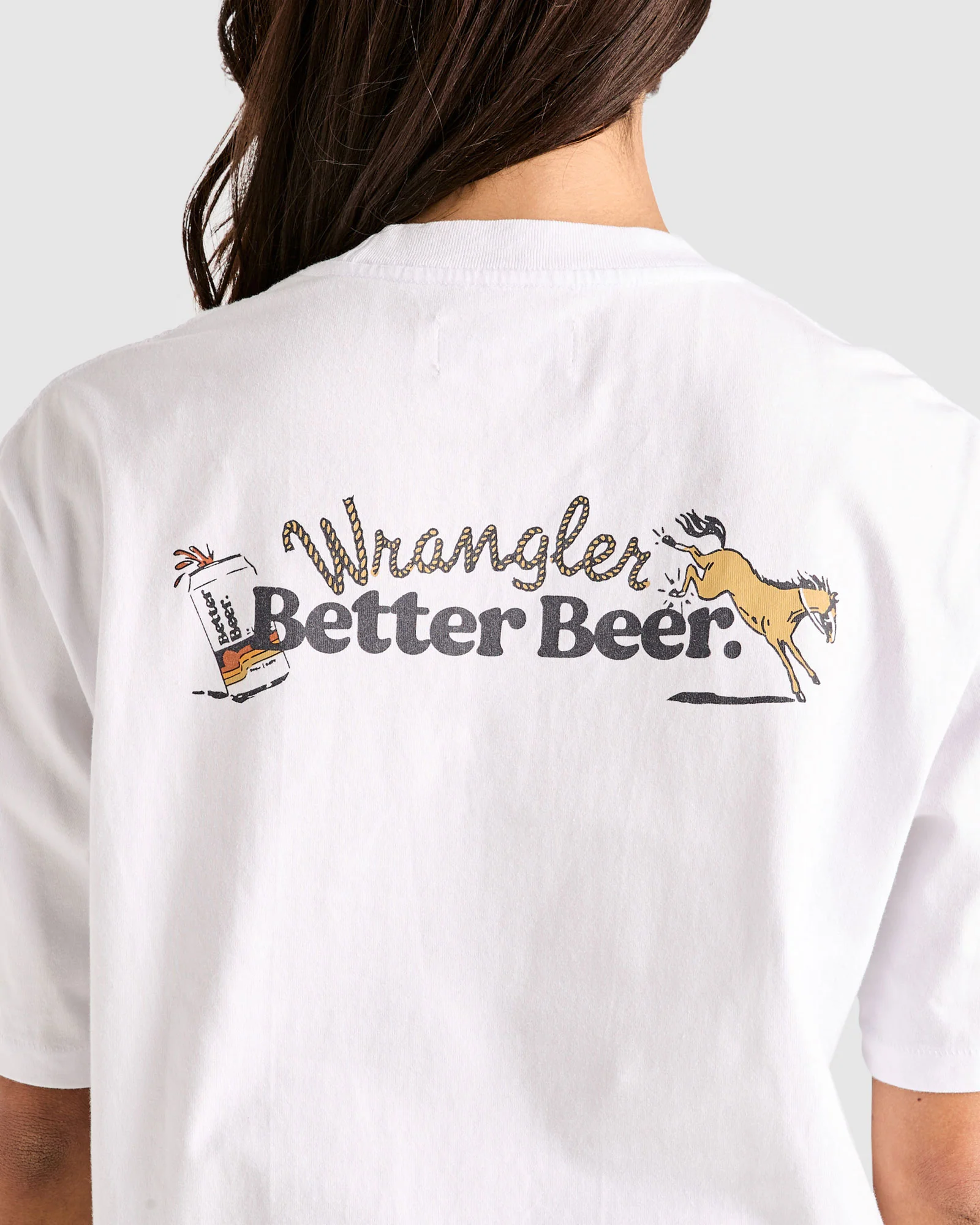 Wrangler x Better Beer Kicked Slacker T-Shirt - Image 9