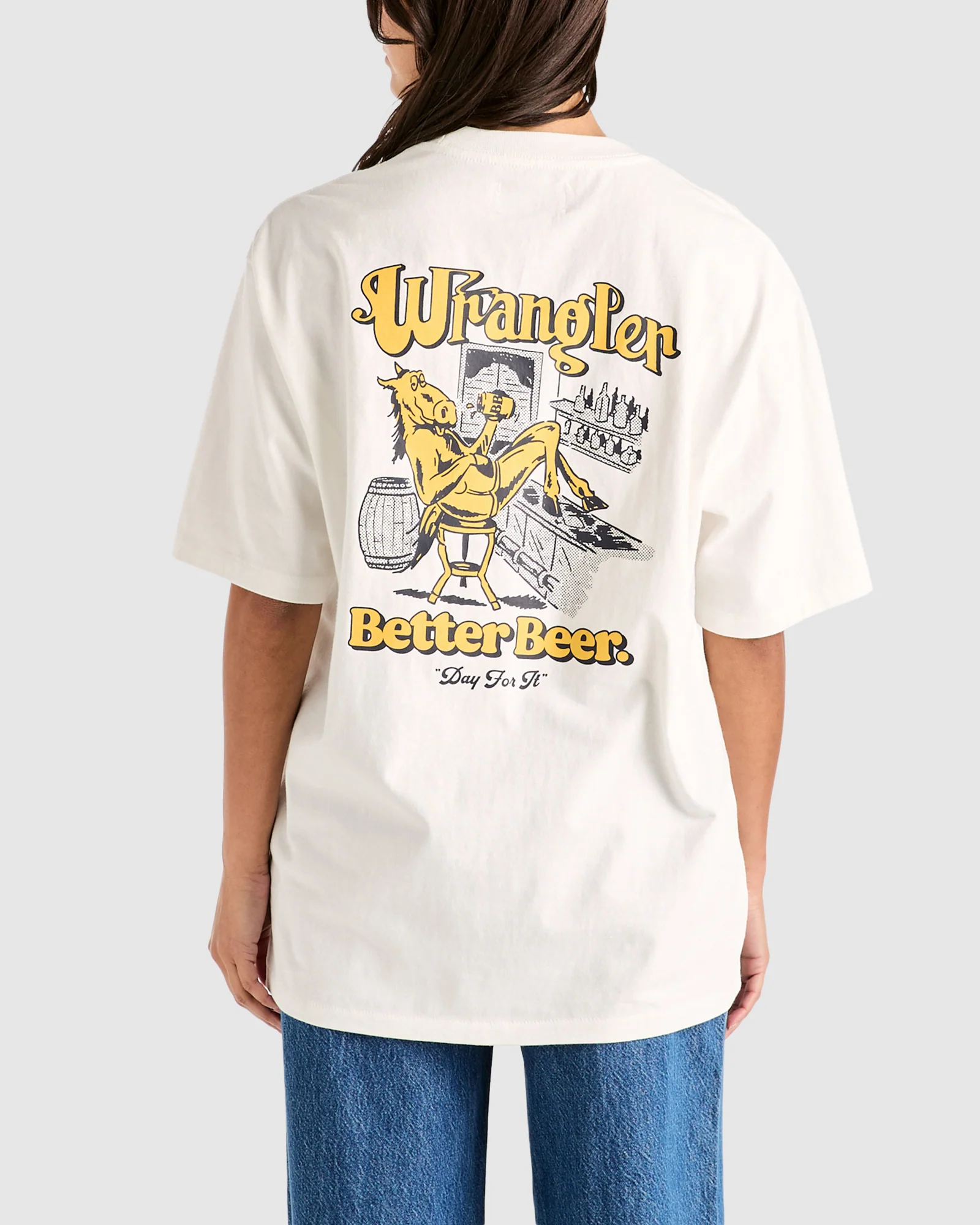 Wrangler x Better Beer Load Off Slacker T-Shirt - Image 9