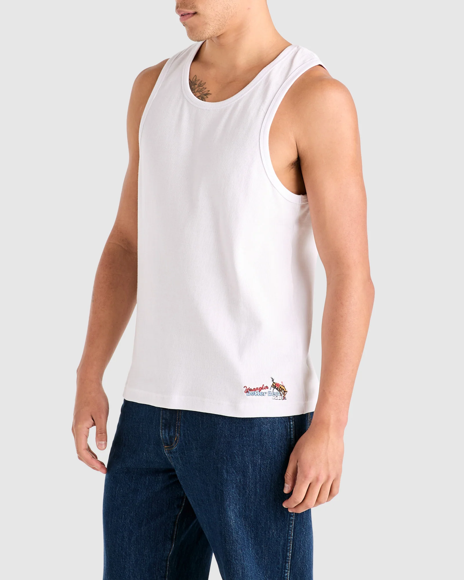 Wrangler x Better Beer Saddled Rib Tank - Image 5