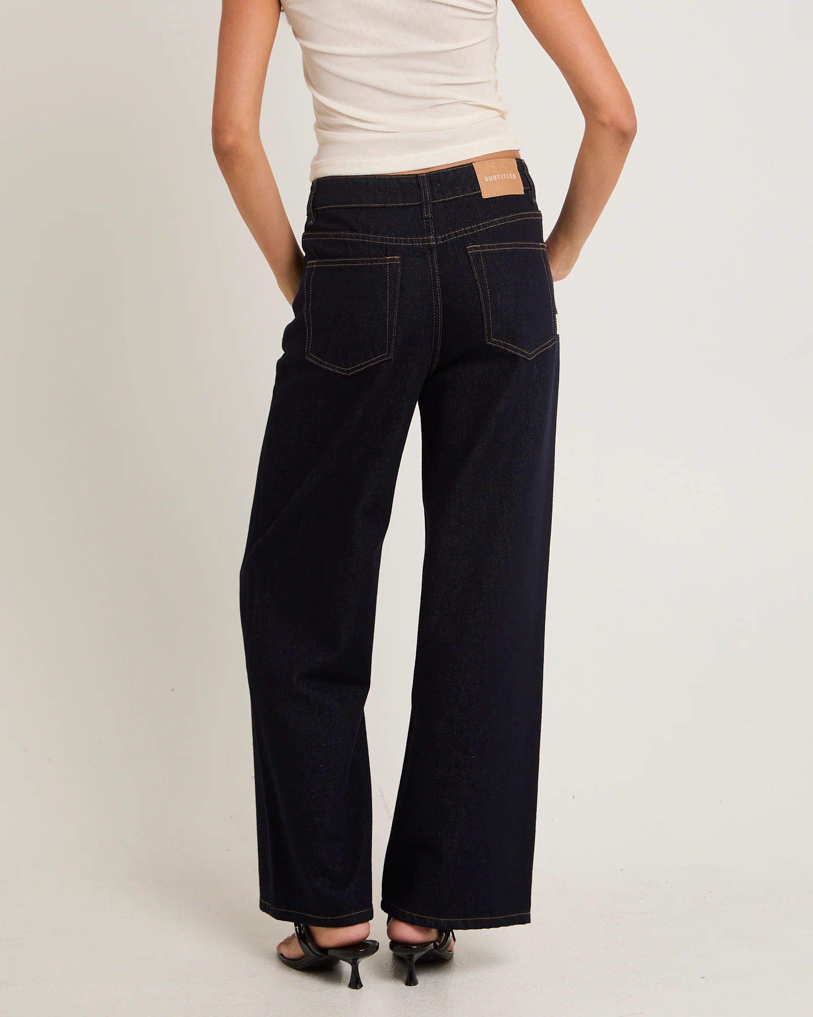 Wren Wide Denim Jeans Petite - Image 2