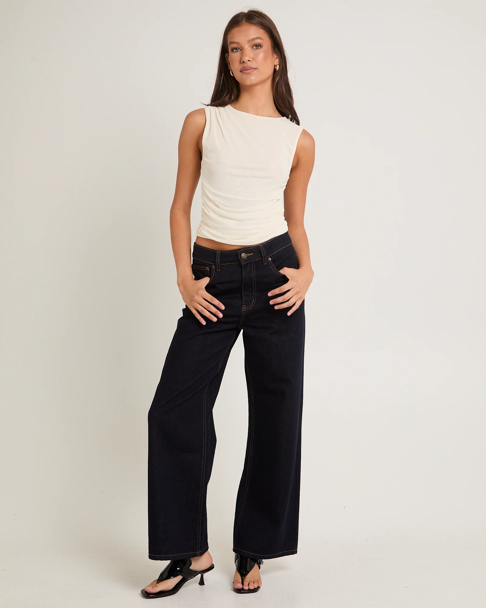 Wren Wide Denim Jeans Petite - Image 3