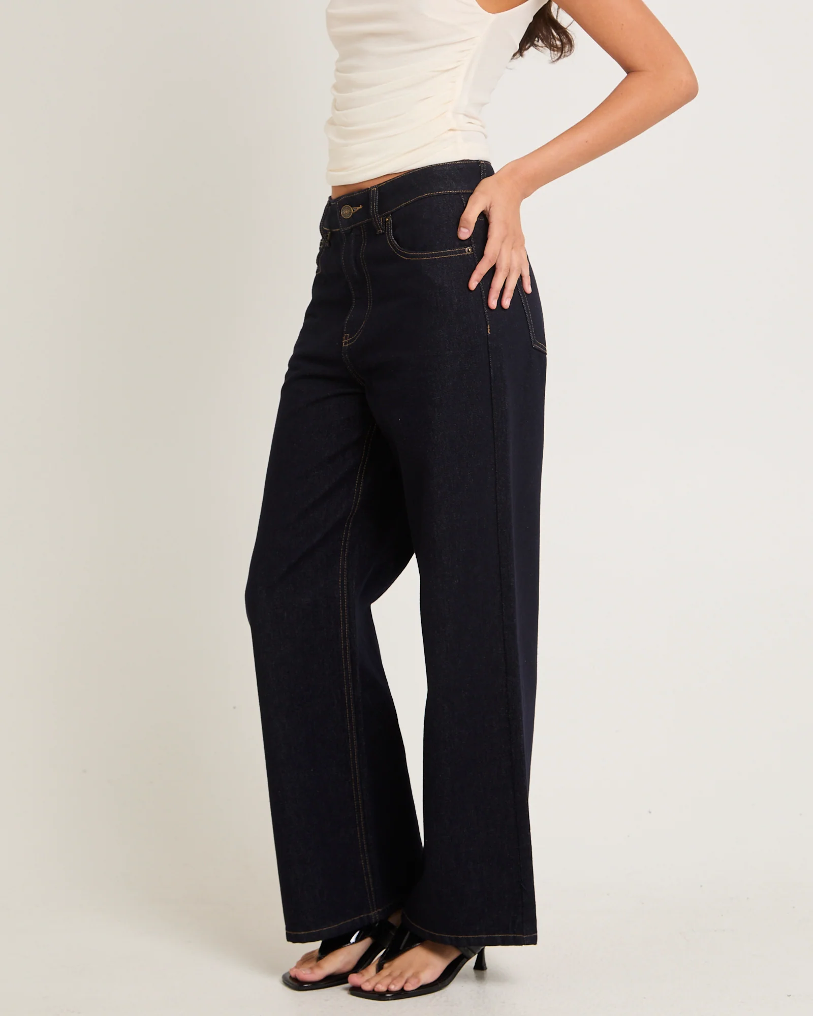 Wren Wide Denim Jeans Petite - Image 4