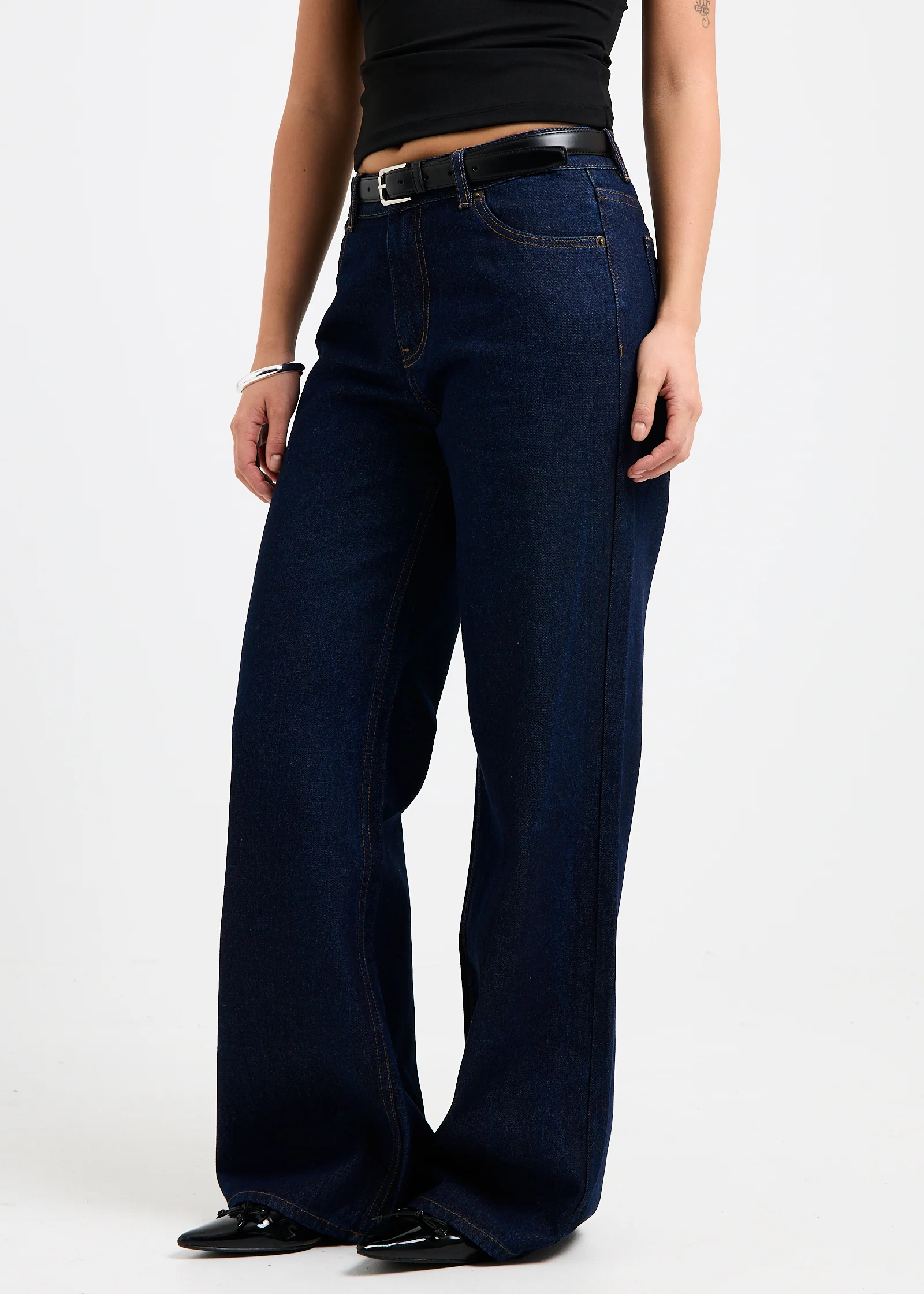 Wren Wide Denim Jeans - Image 3