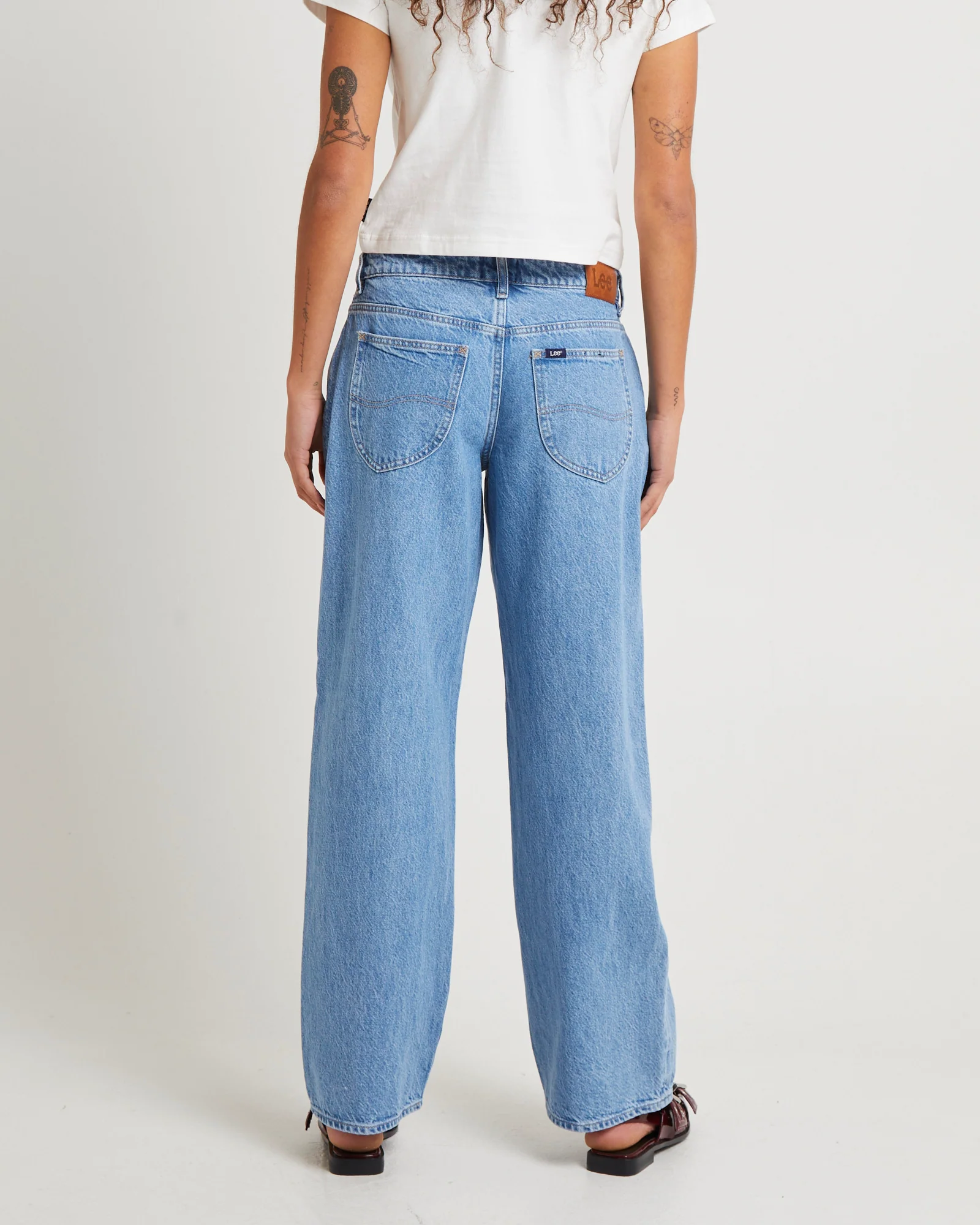 Y2k Low Baggy Jeans Brooklyn Blue - Image 2
