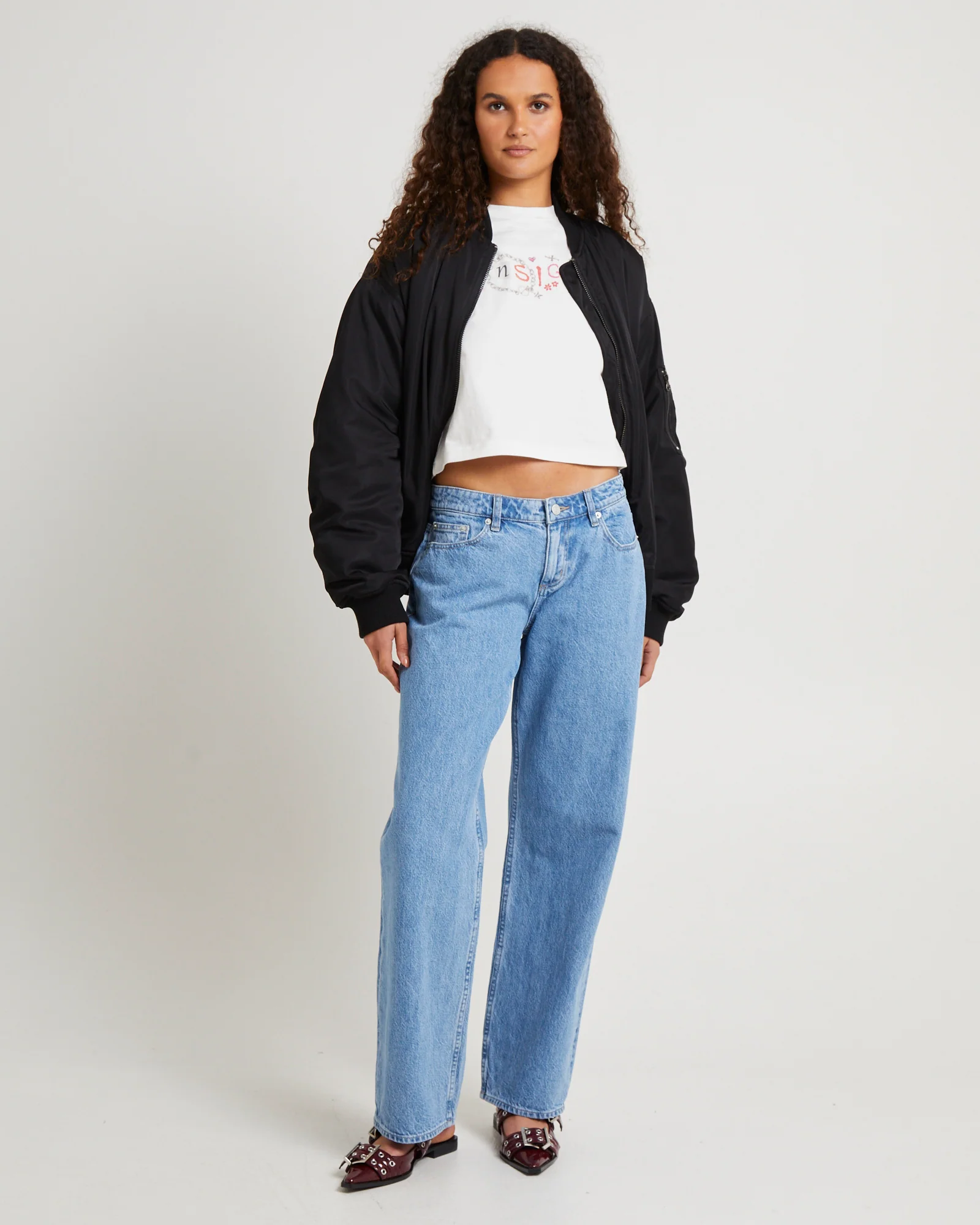 Y2k Low Baggy Jeans Brooklyn Blue - Image 3
