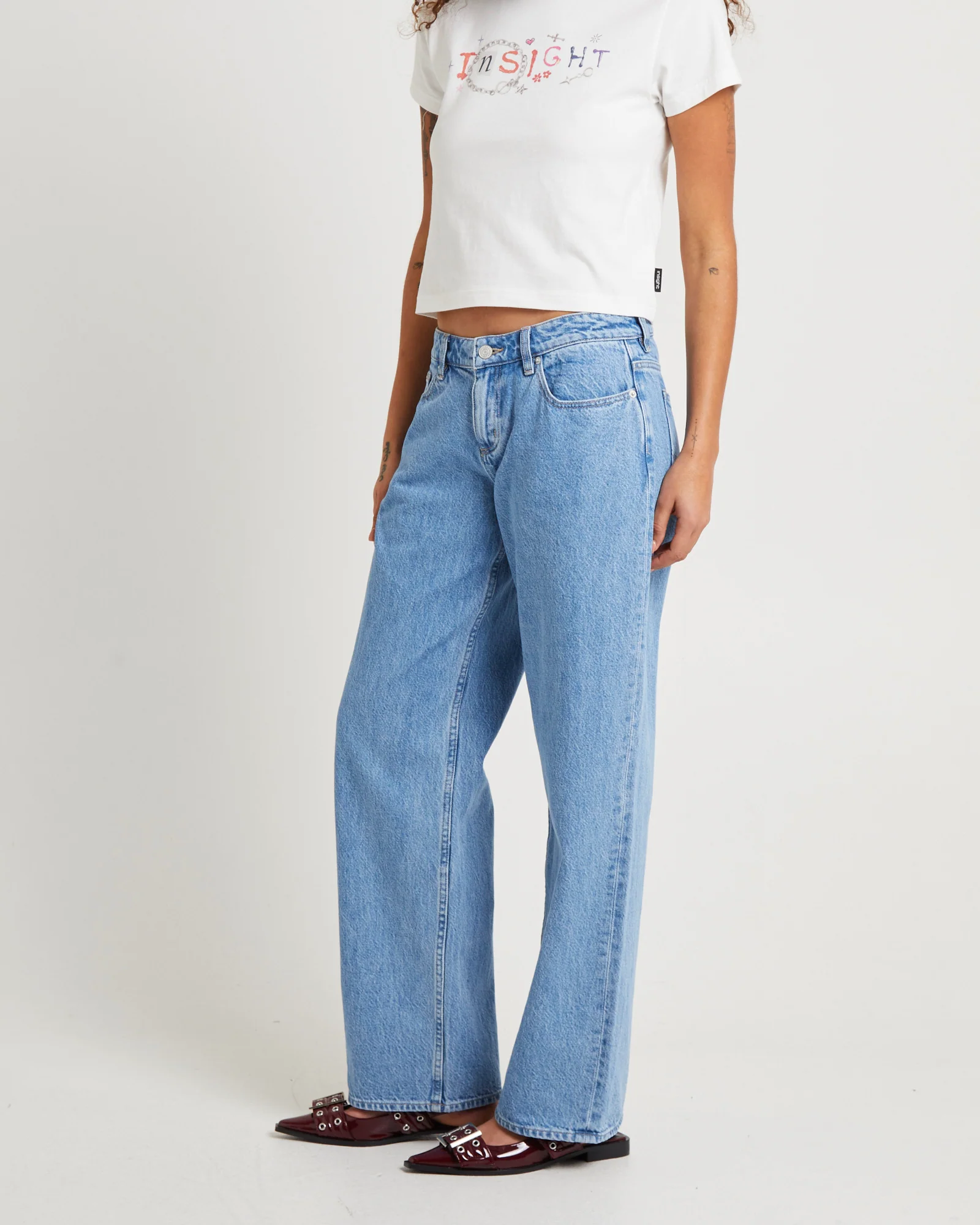 Y2k Low Baggy Jeans Brooklyn Blue - Image 4
