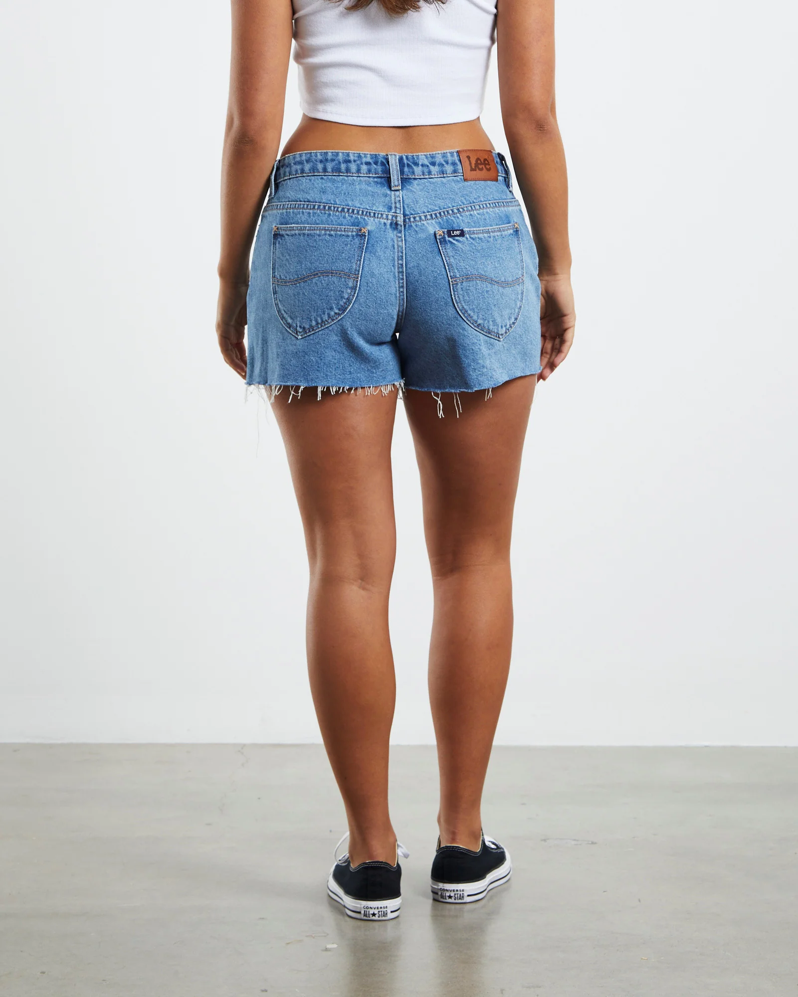 Y2K Low Relaxed Shorts Hemporium Blue - Image 2