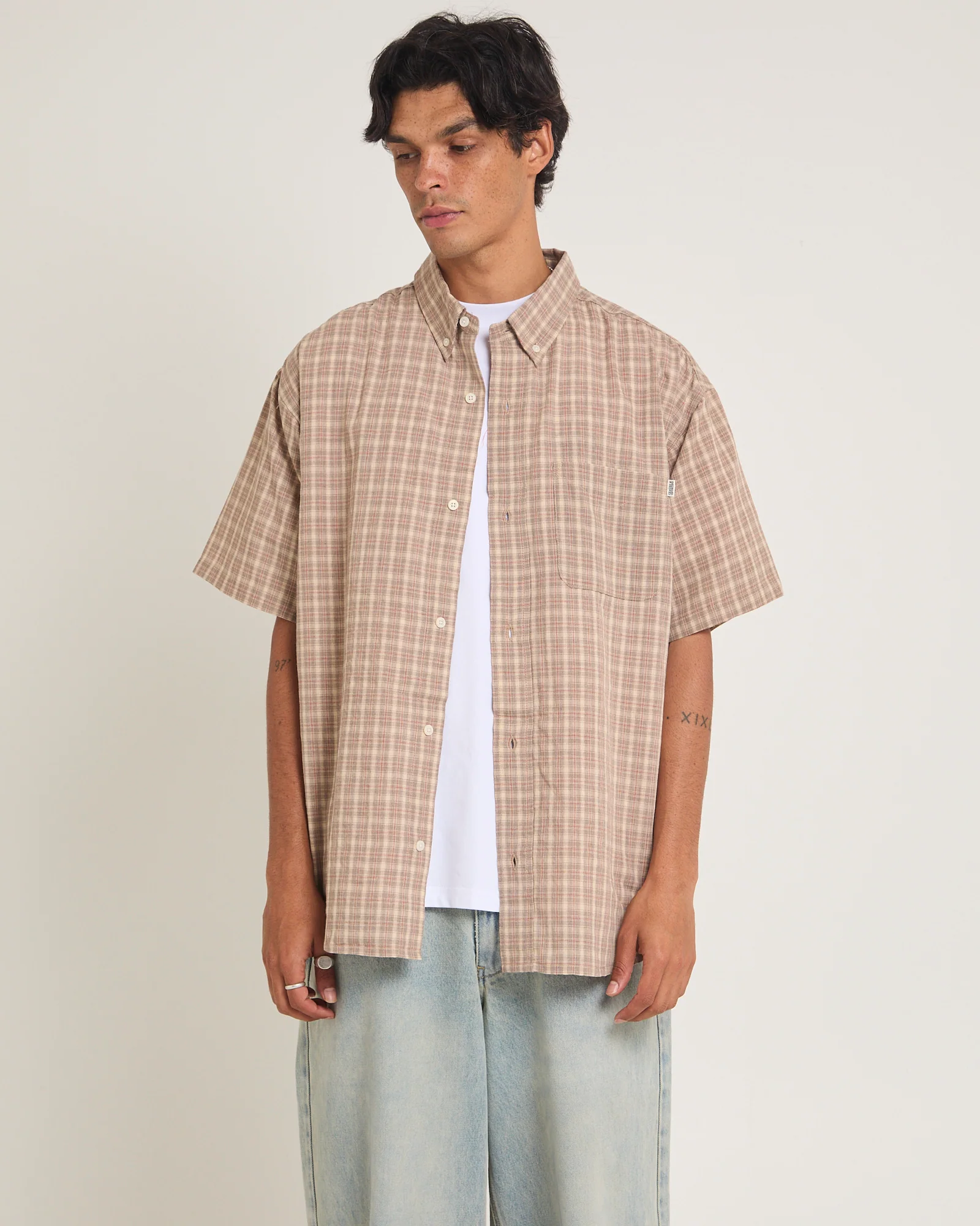 Yard Plaid Short Sleeve Shirt - Image 2