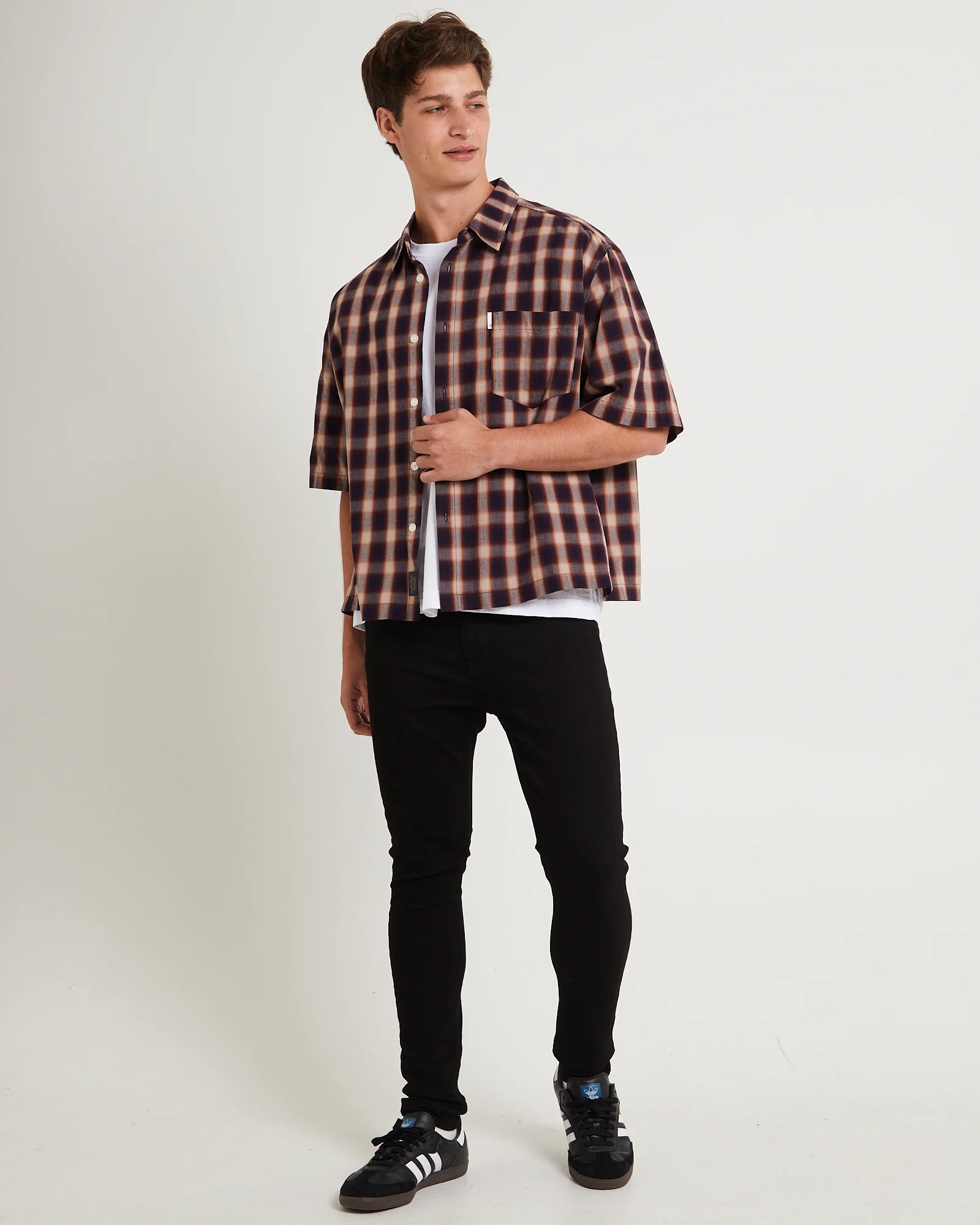 Z-One Skinny Denim Jeans True Black - Image 3