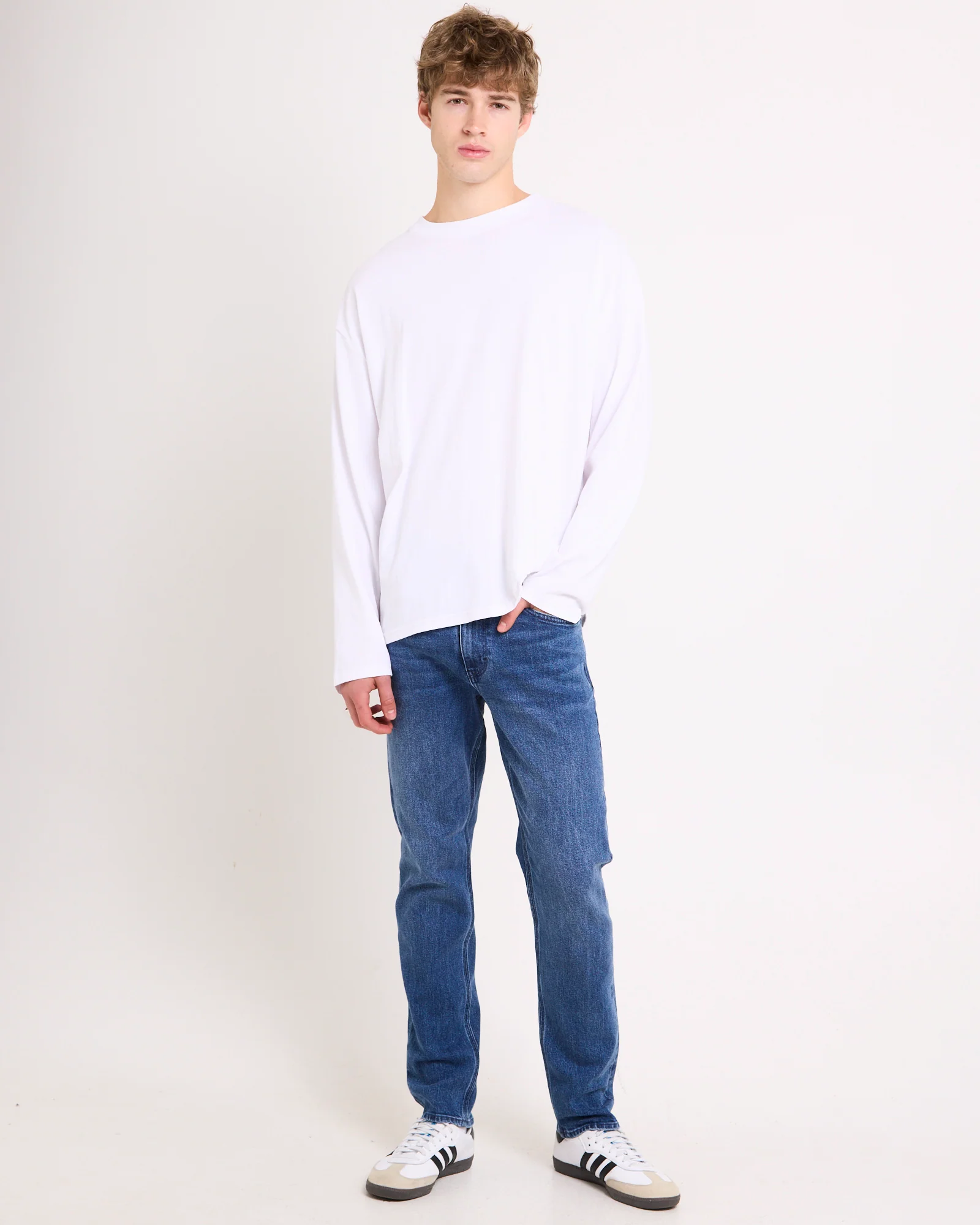 L-Three Straight Denim Jeans - Image 3