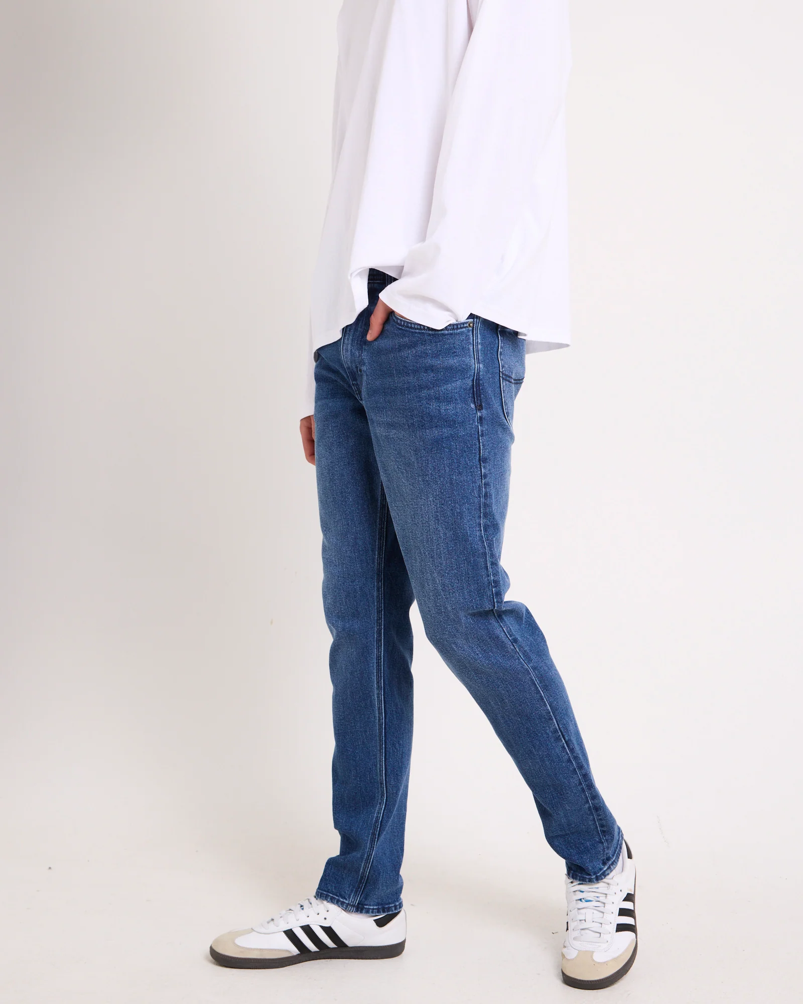 L-Three Straight Denim Jeans - Image 5