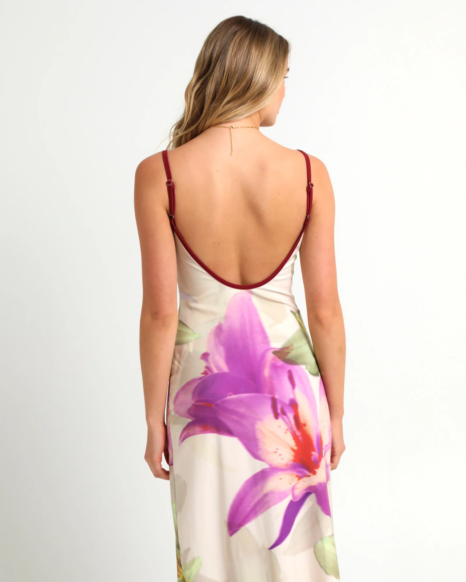 Zayla Floral Slip Maxi Dress - Image 3