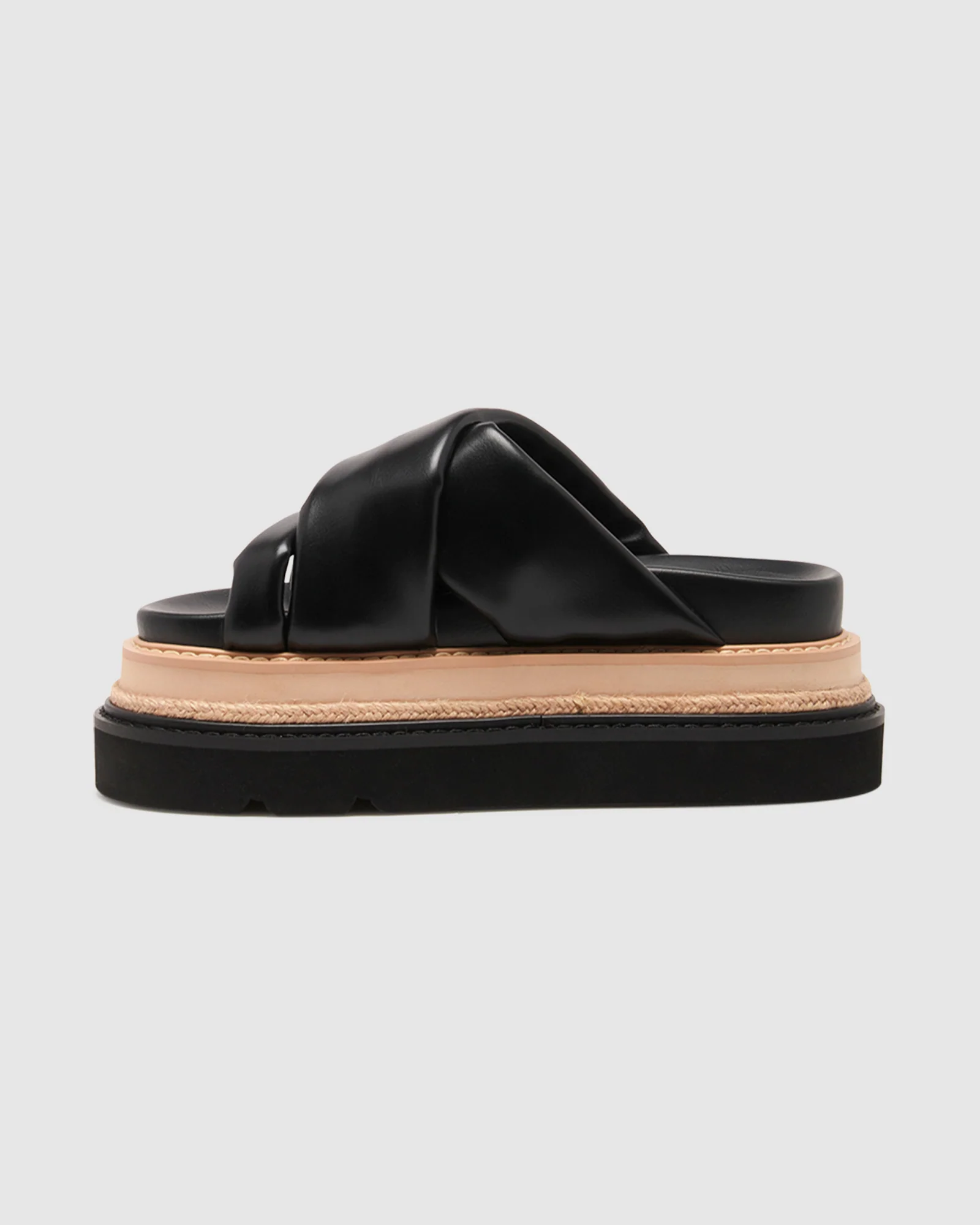 Zella Platform Sandals Black - Image 3