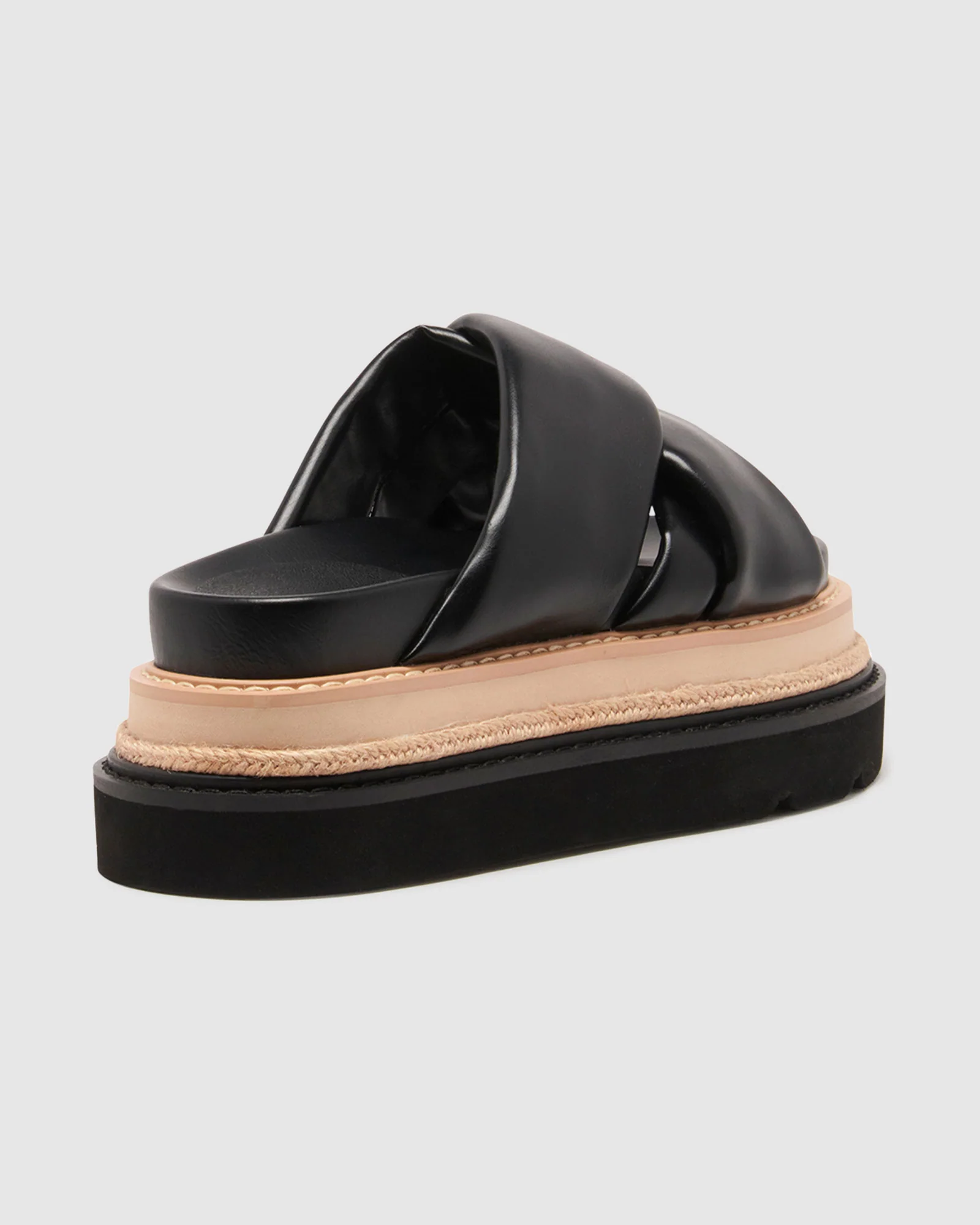 Zella Platform Sandals Black - Image 4